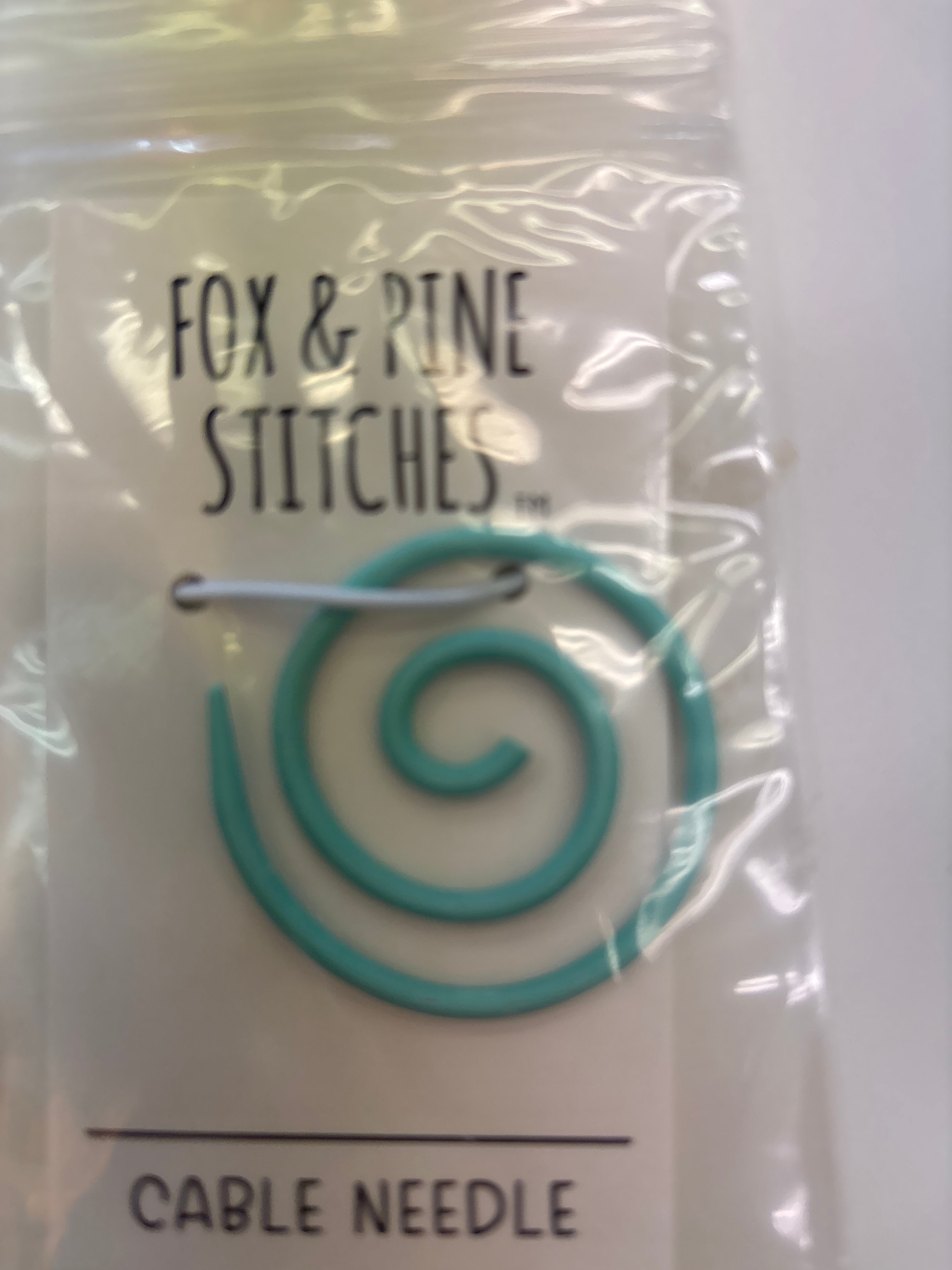 Spiral Cable Needle by Fox&Pine