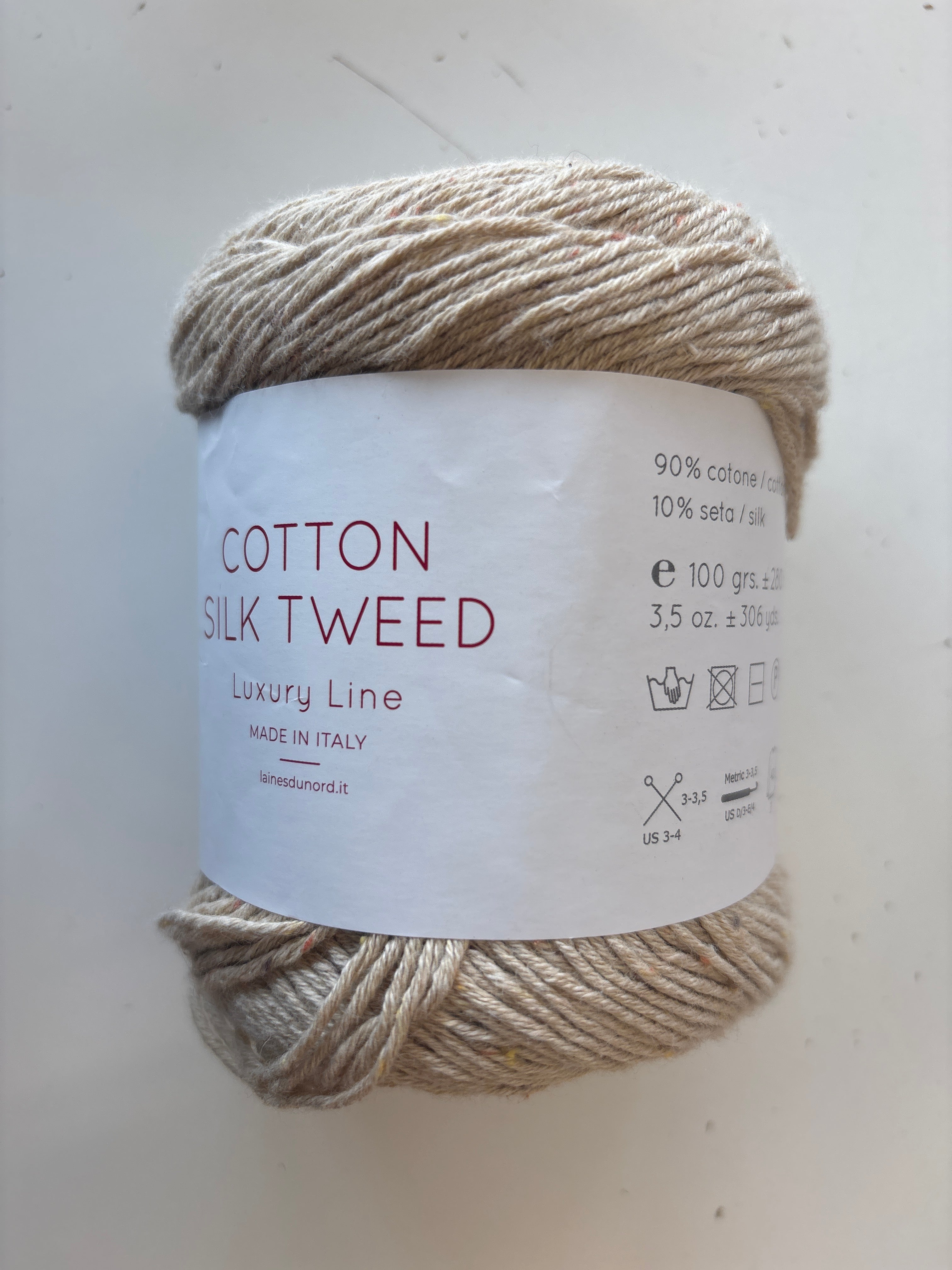 Cotton Silk Tweed by Laines du Nord