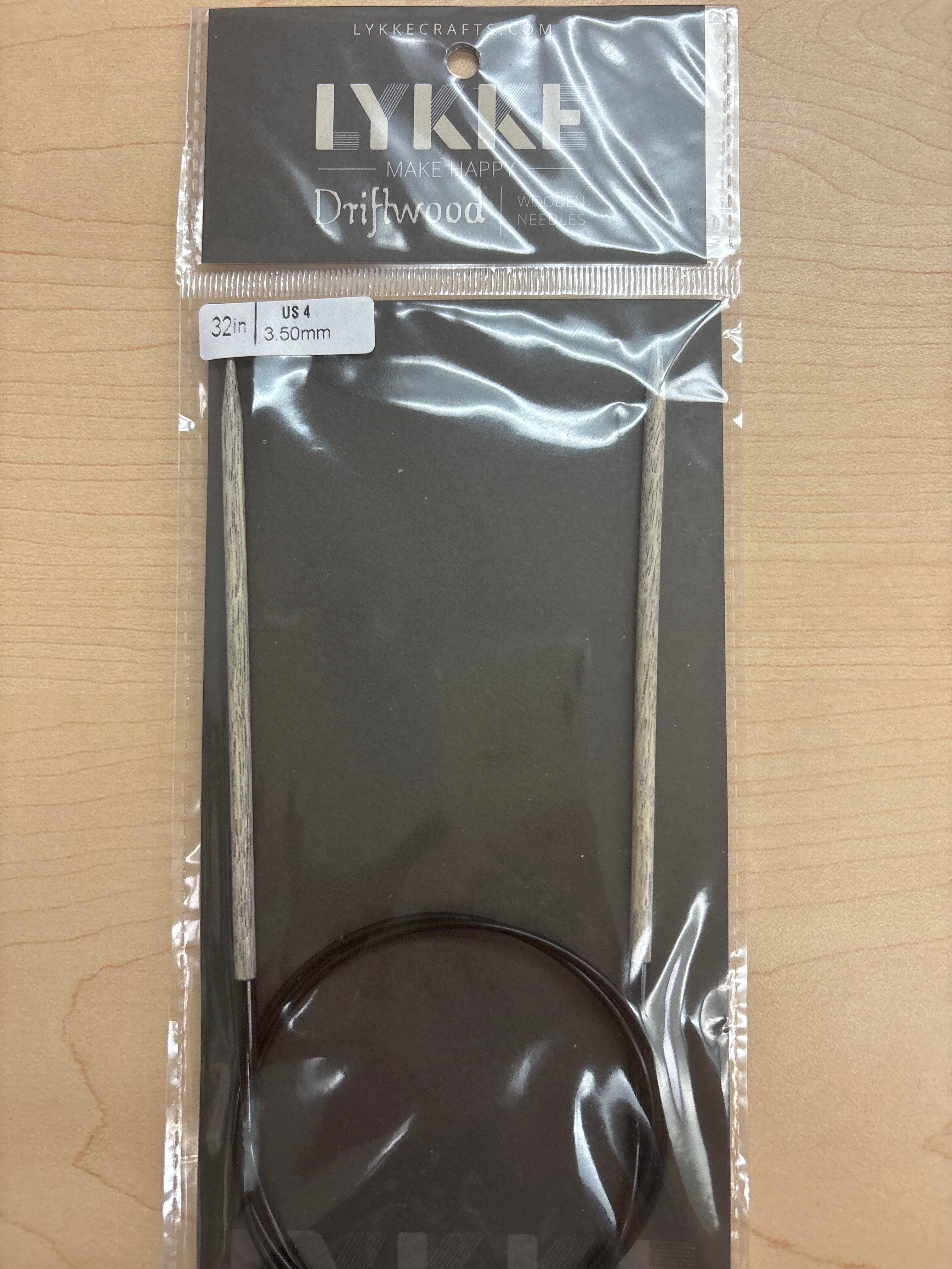 Lykke Driftwood 32” circular knitting needles