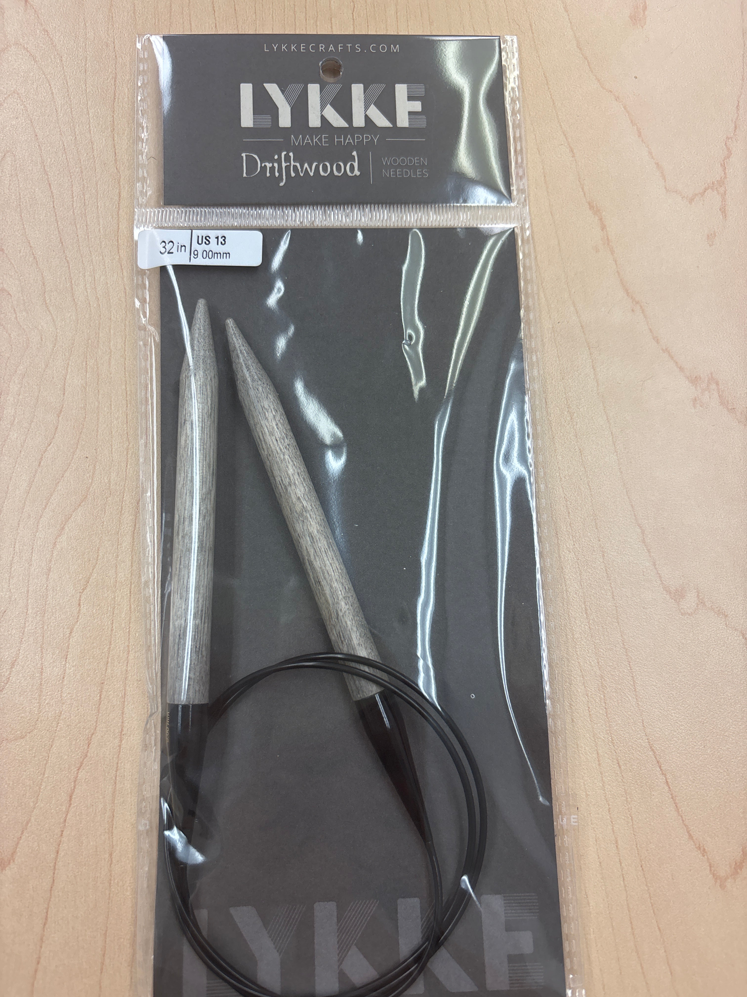 Lykke Driftwood 32” circular knitting needles