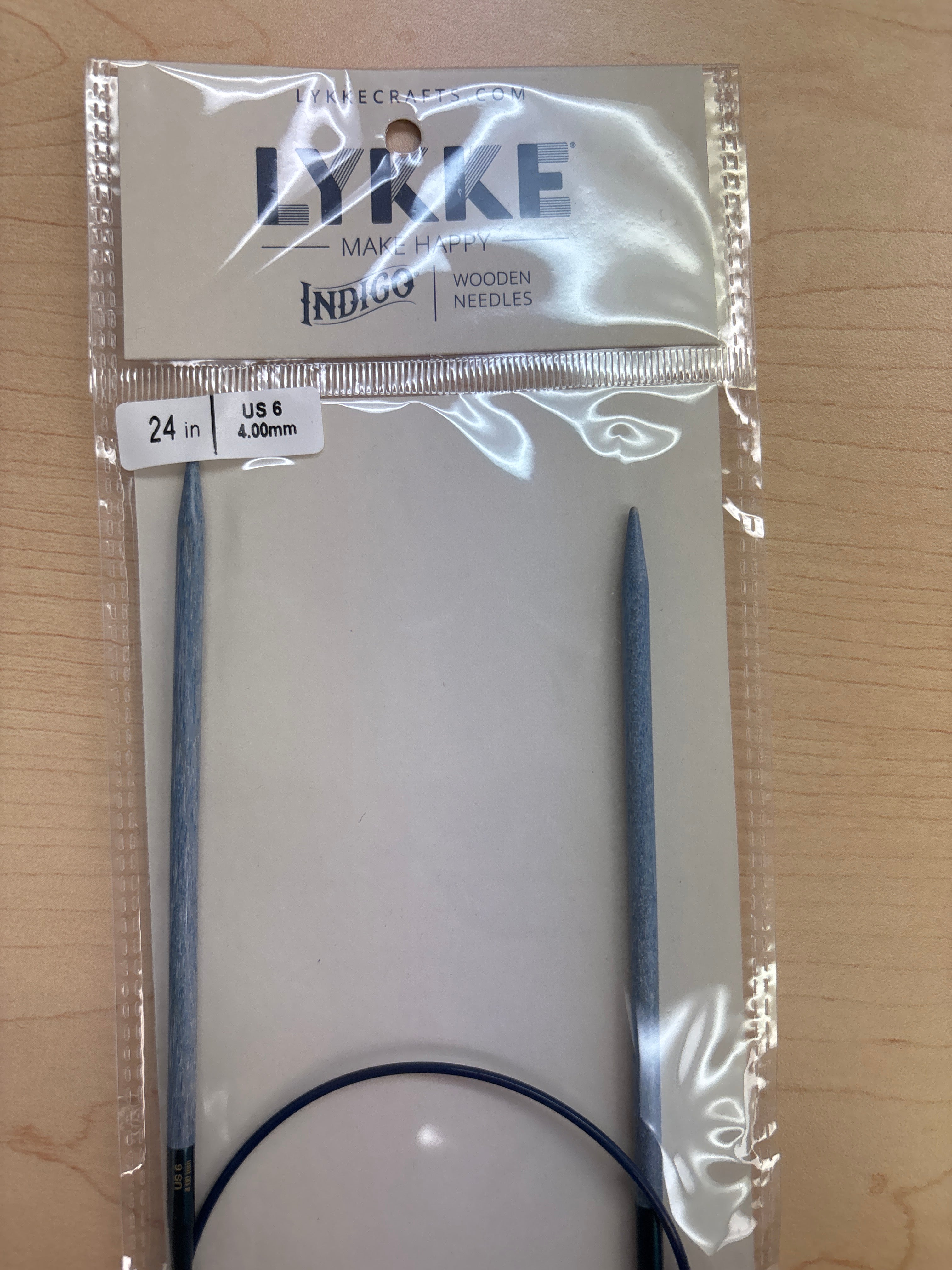 Lykke Indigo 24” circular knitting needles