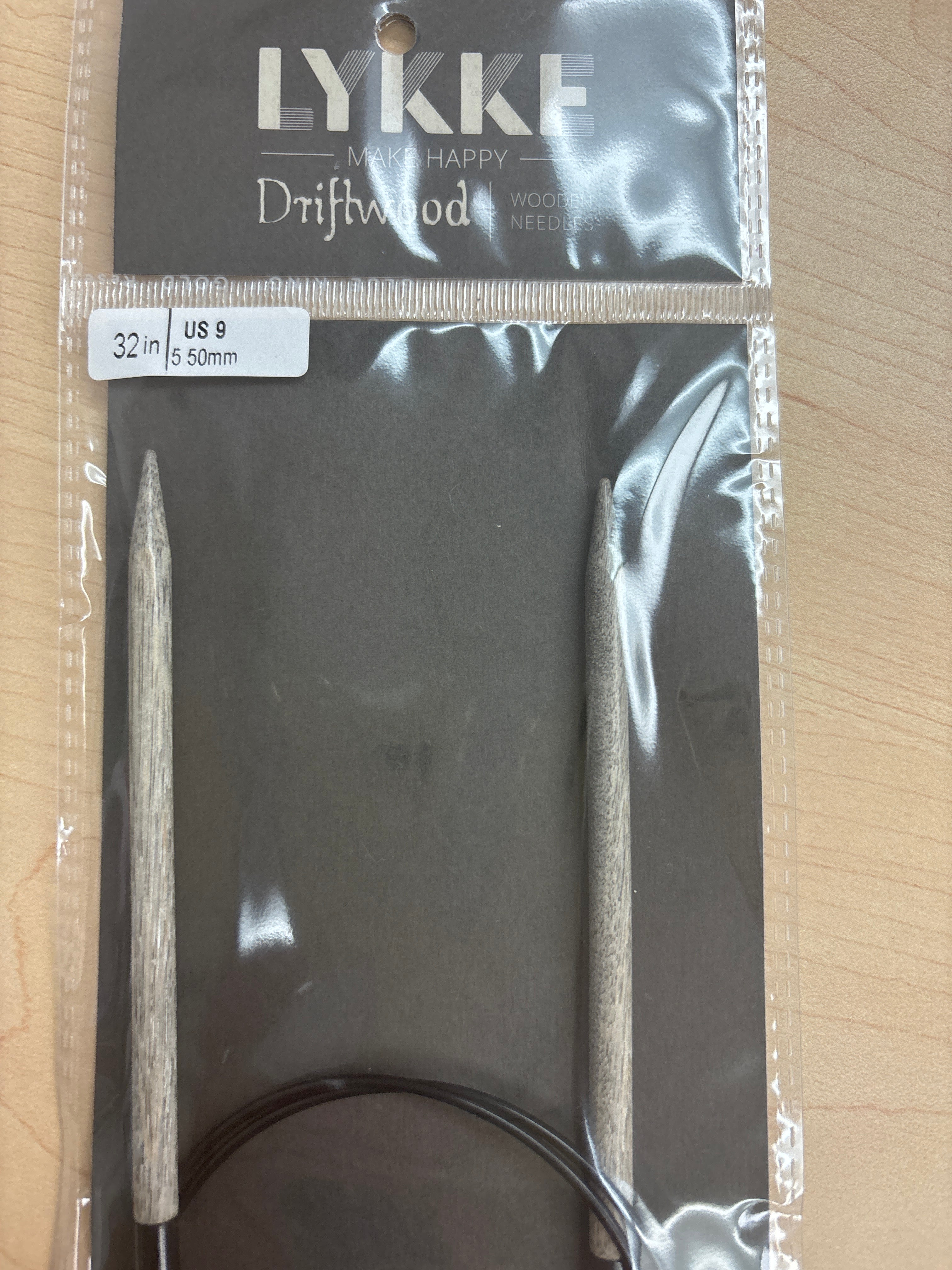 Lykke Driftwood 32” circular knitting needles