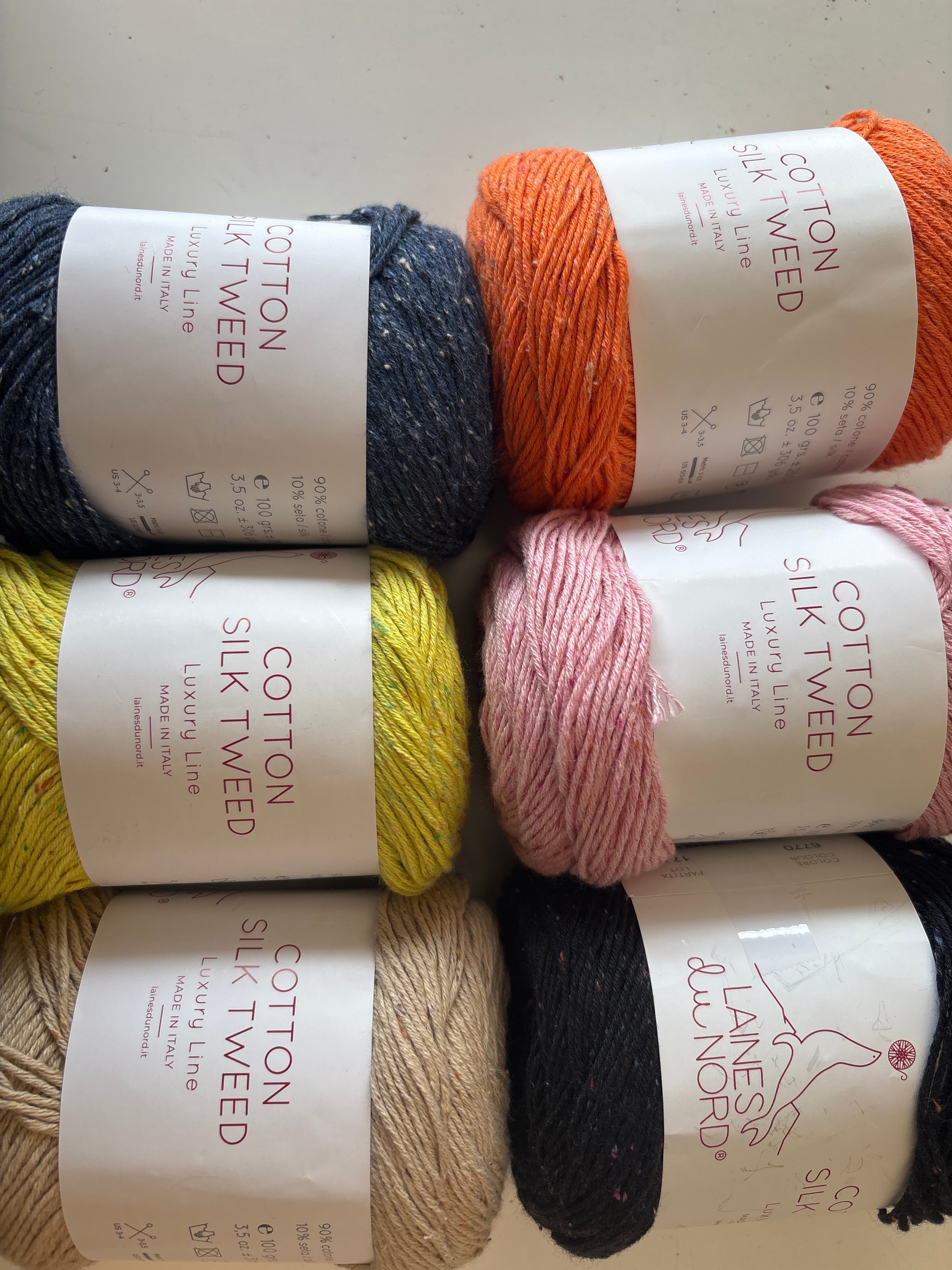 Cotton Silk Tweed by Laines du Nord