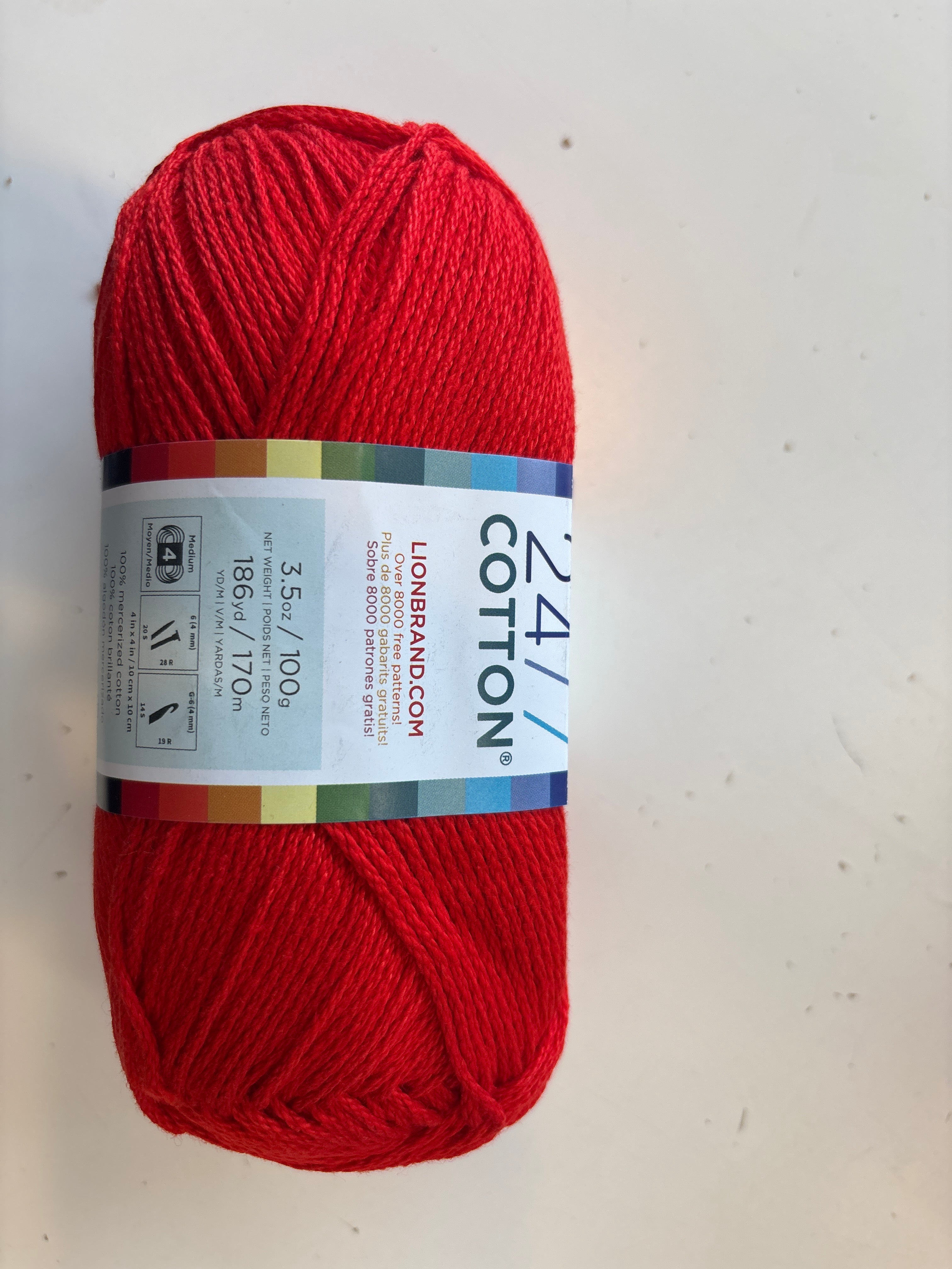 24/7 cotton by Lion Brand