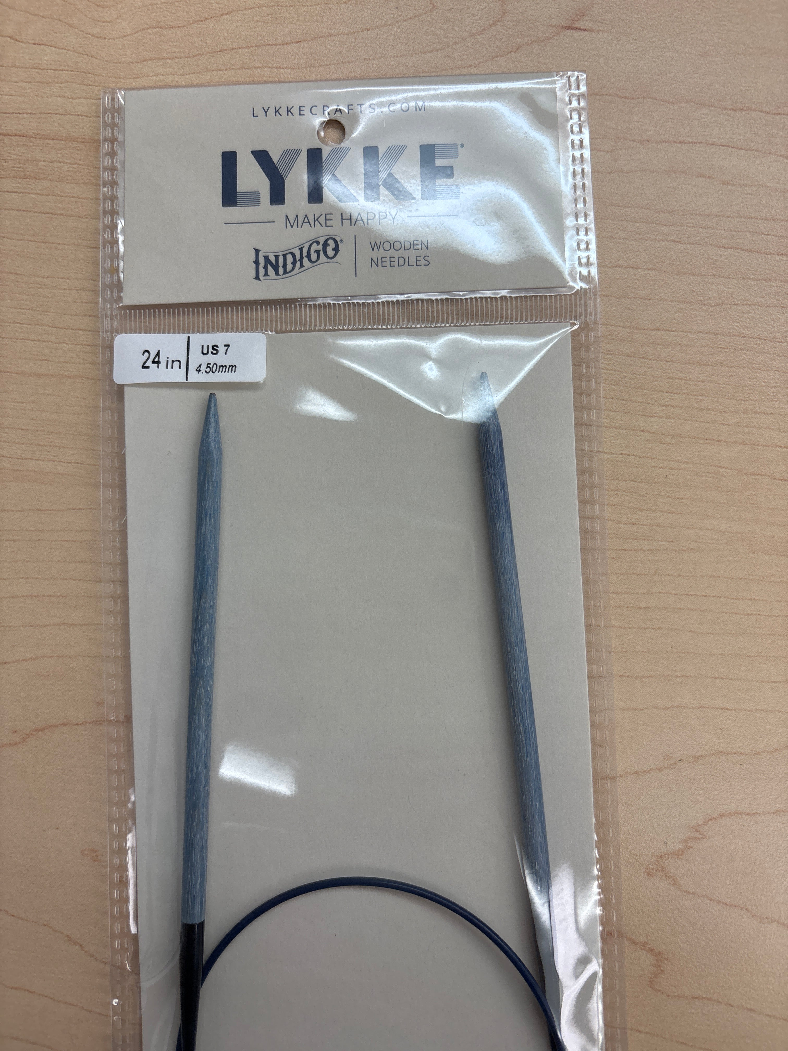 Lykke Indigo 24” circular knitting needles