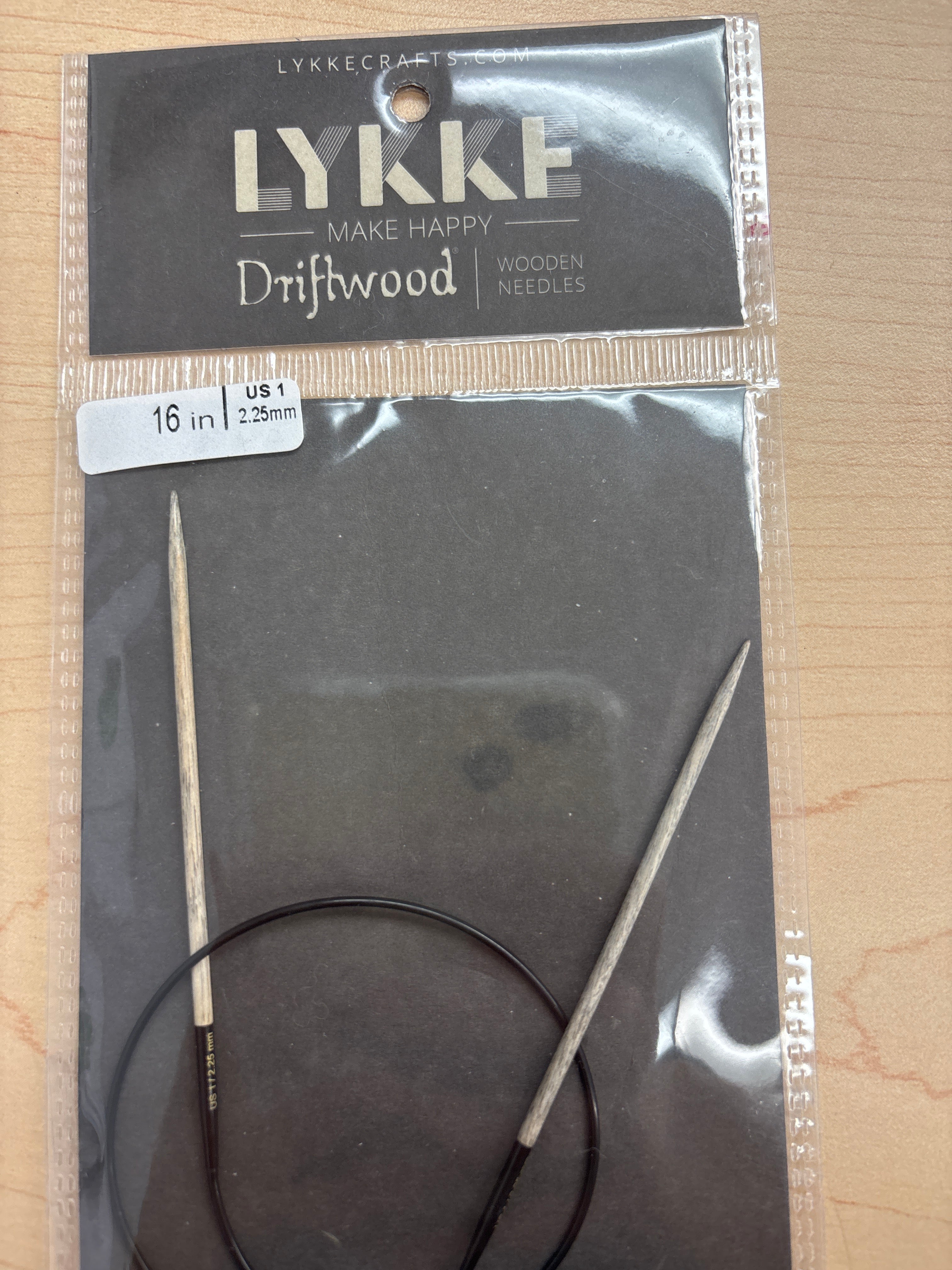 Lykke Driftwood 16” circular needles