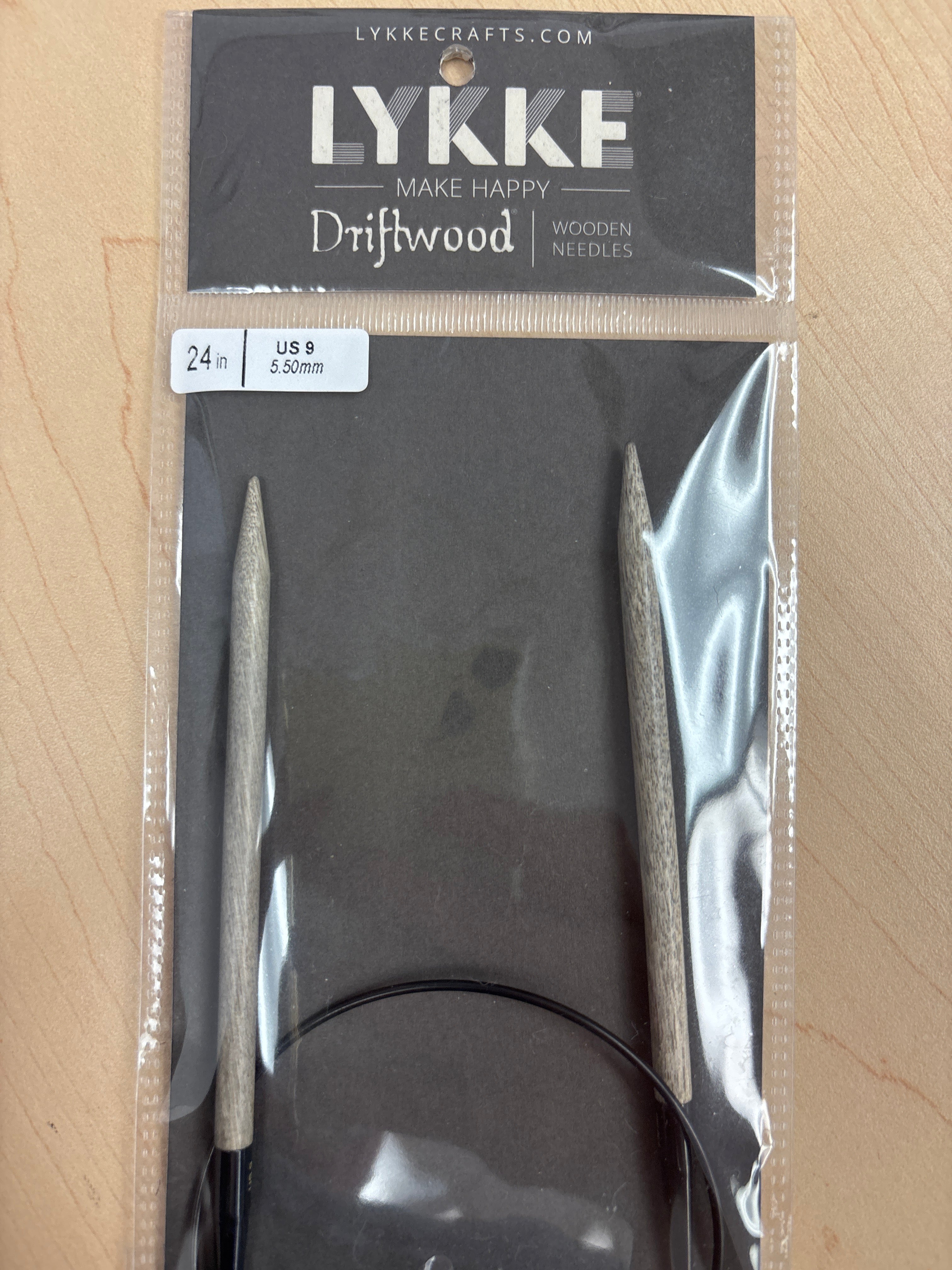 Lykke Driftwood 24” circular knitting needles