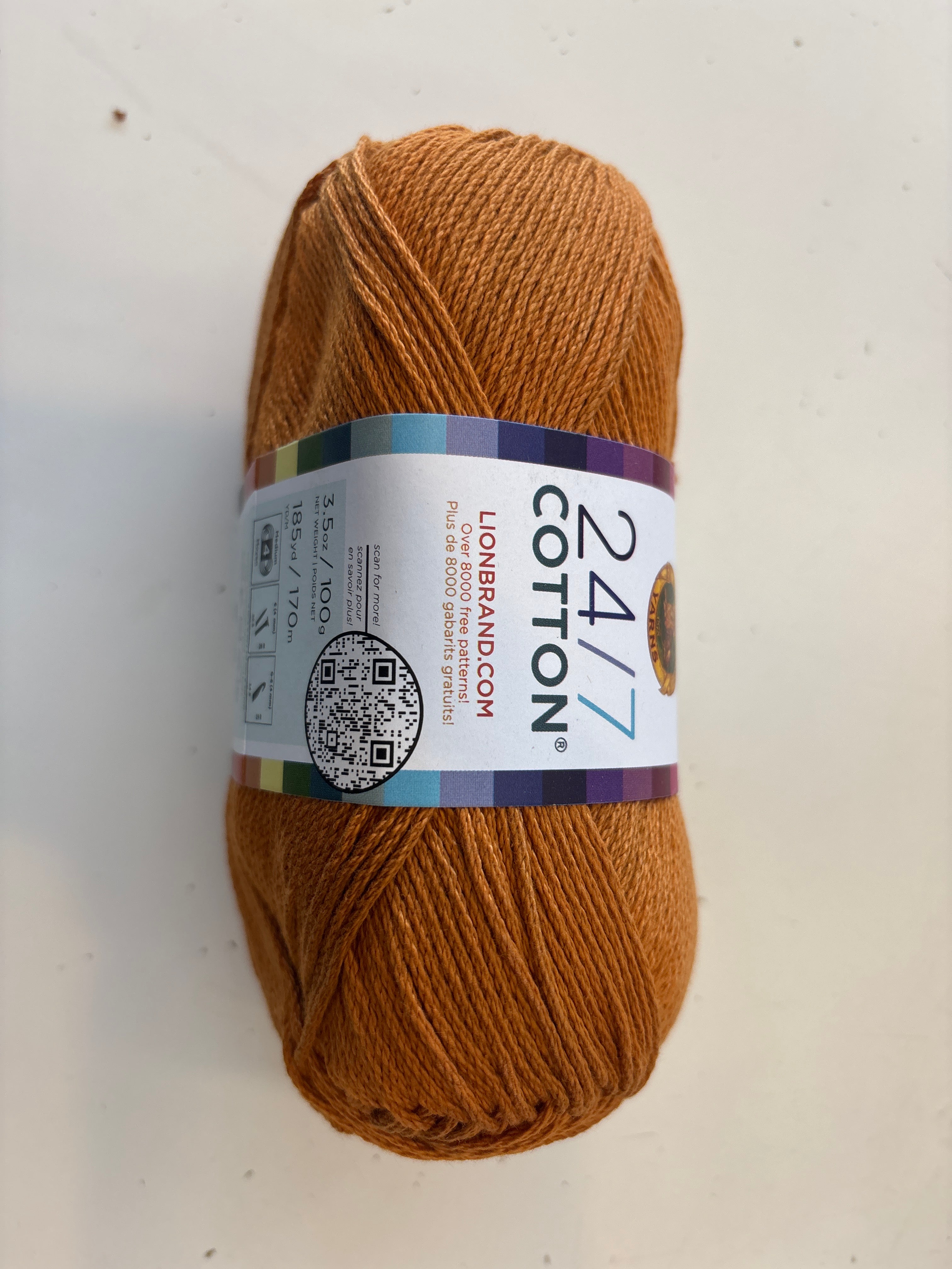 24/7 cotton by Lion Brand