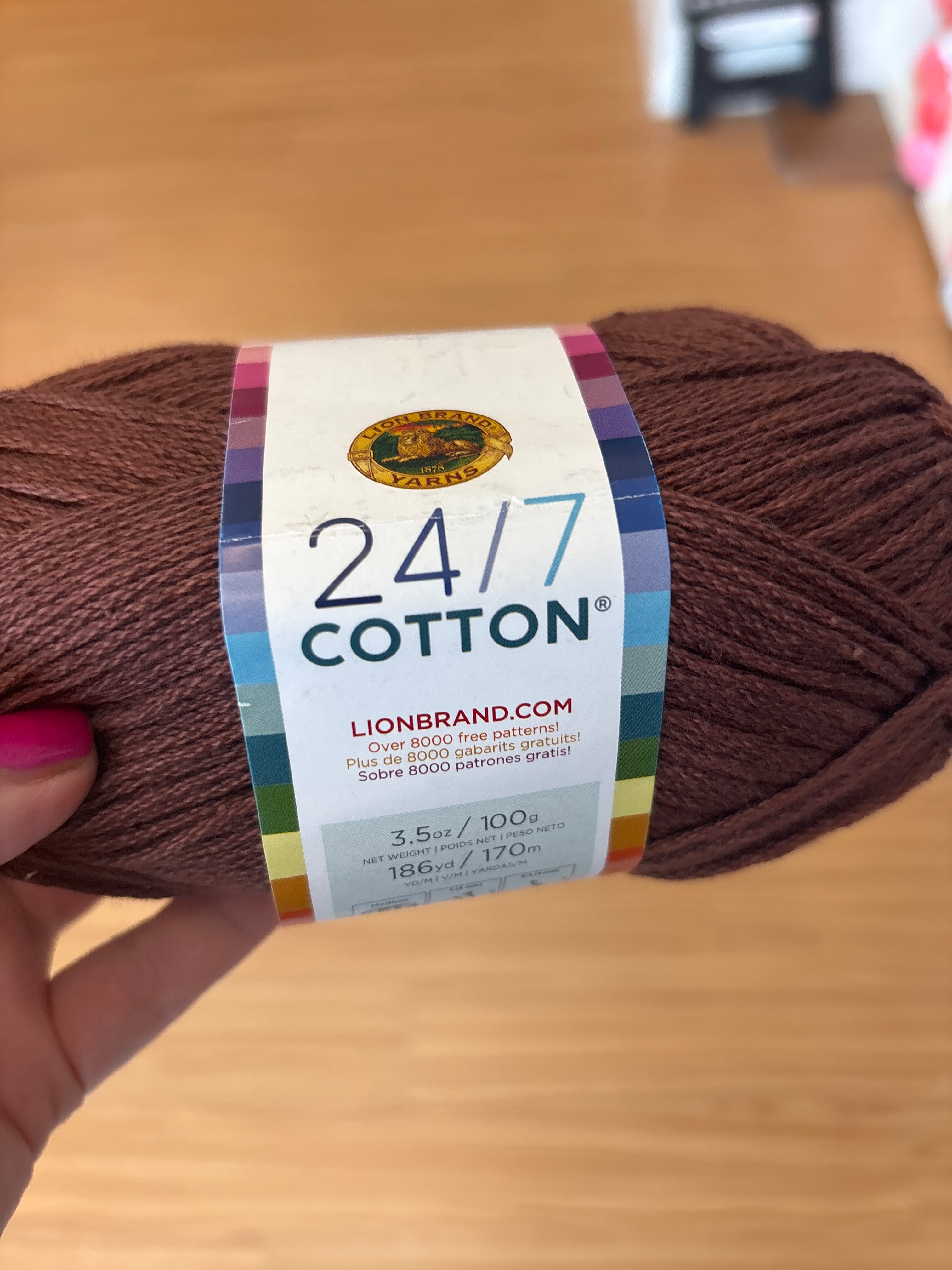 24/7 cotton by Lion Brand