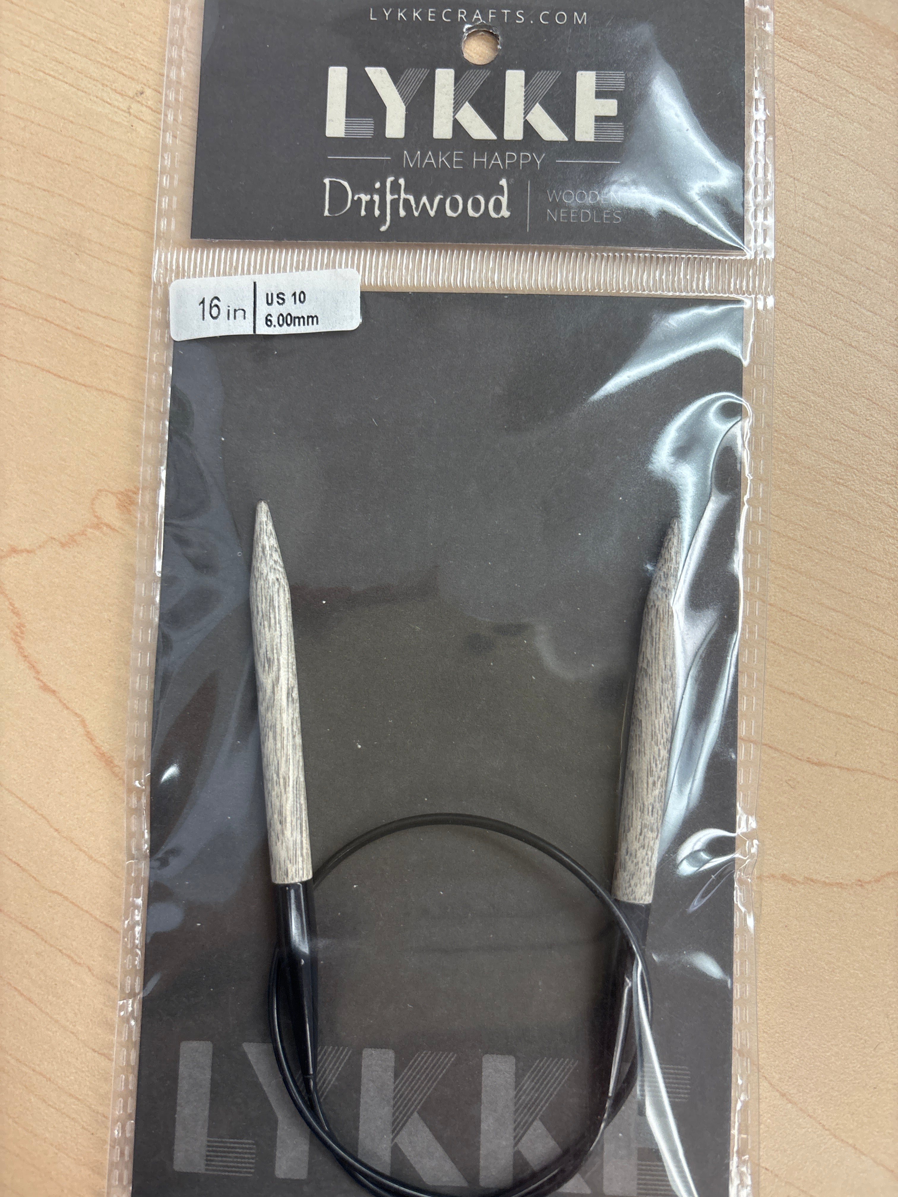 Lykke Driftwood 16” circular needles