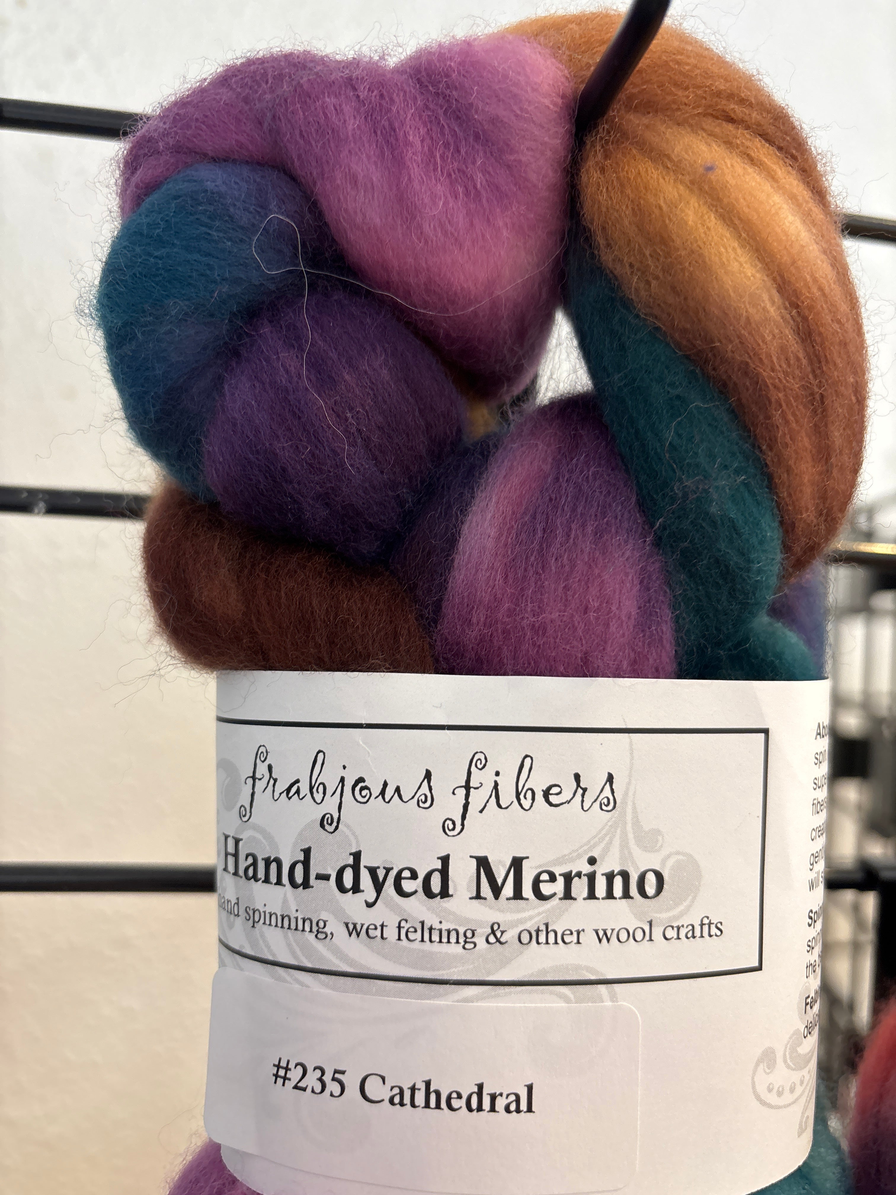 Frabjous Fibers by Wonderland Roving Merino