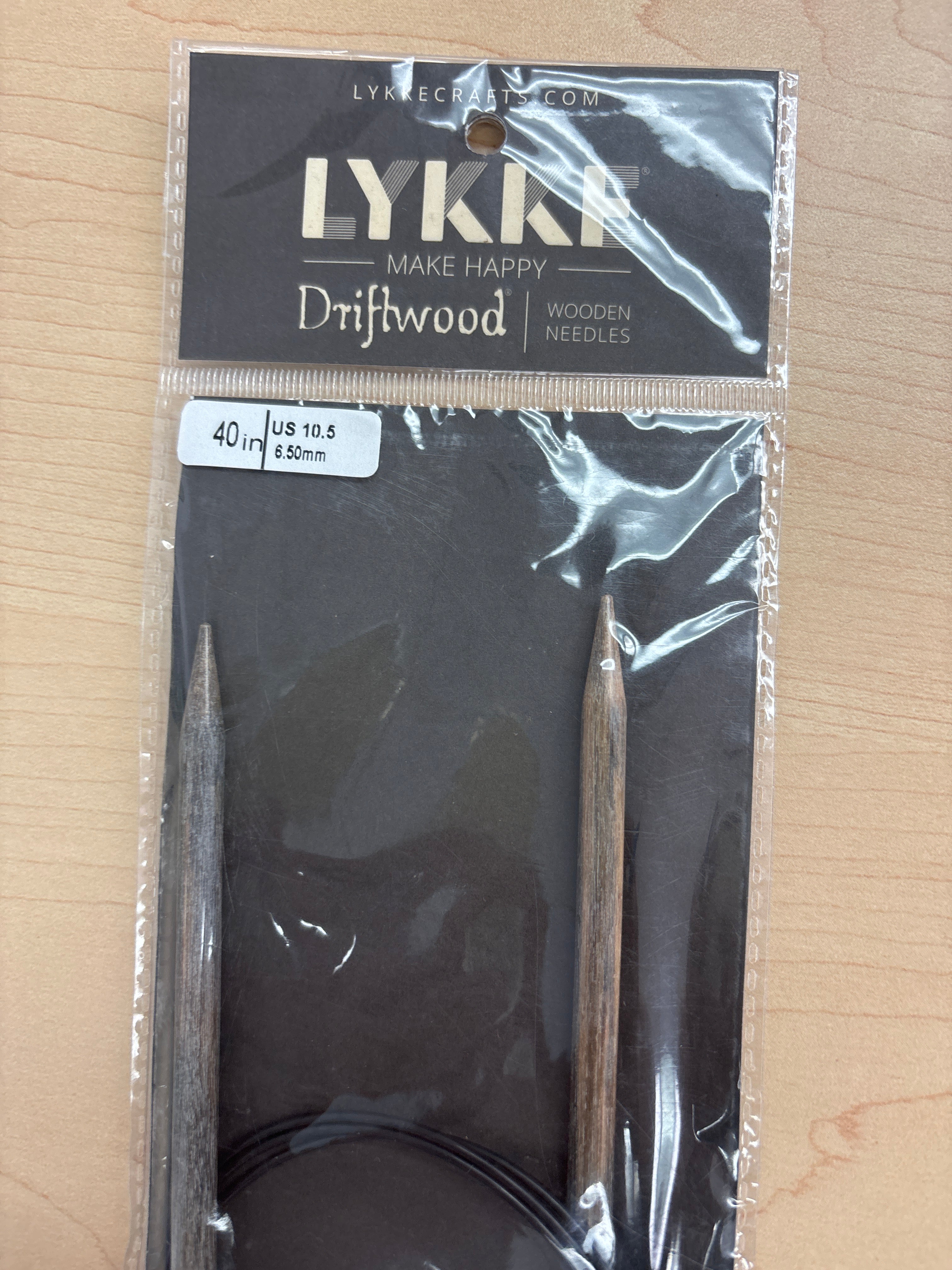 Lykke Driftwood 40” circular knitting needles