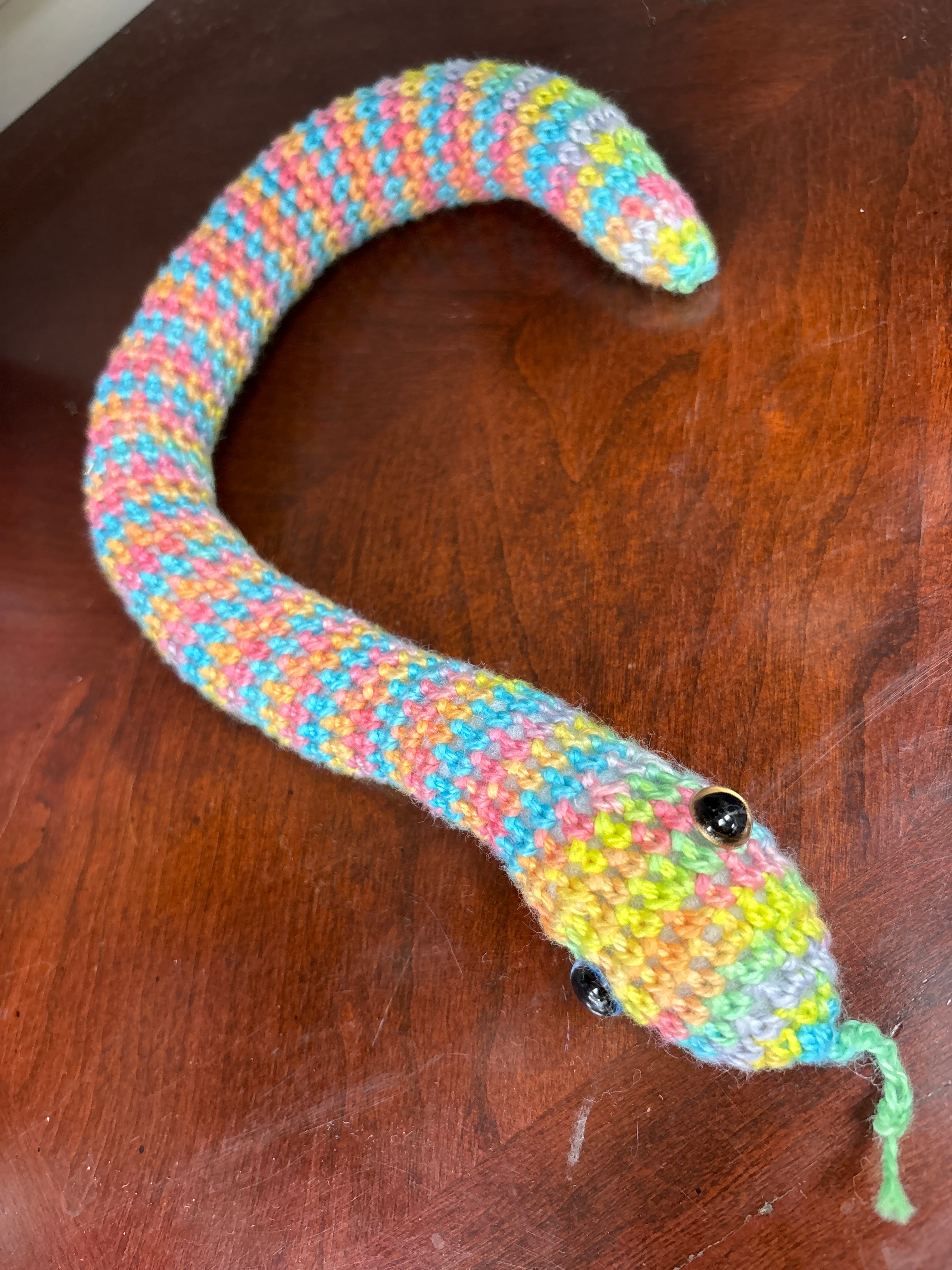 Scrappy Snake Amigurumi Crochet Along 6/17