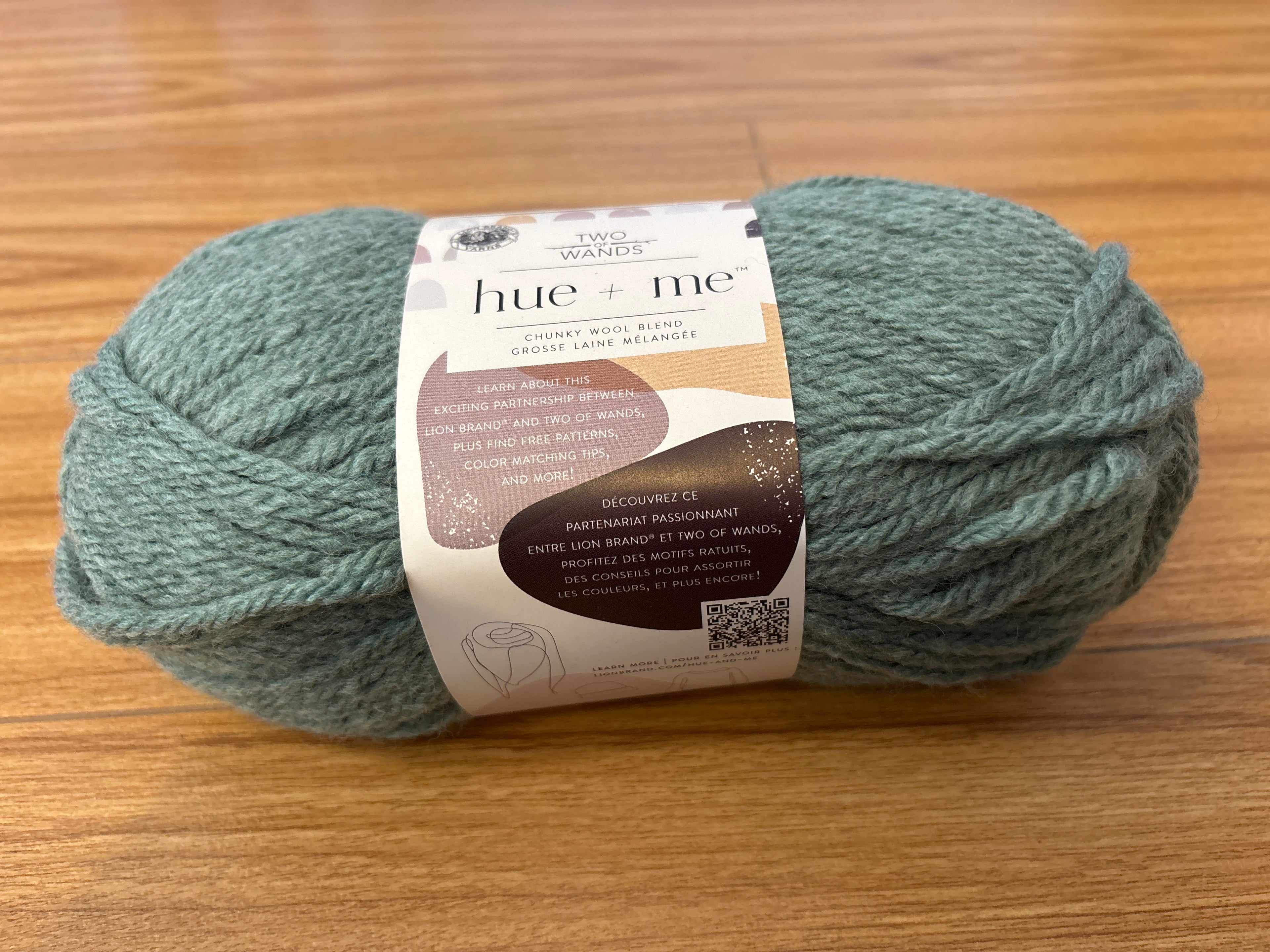 Hue +Me from Lion Brand and Two of Wands