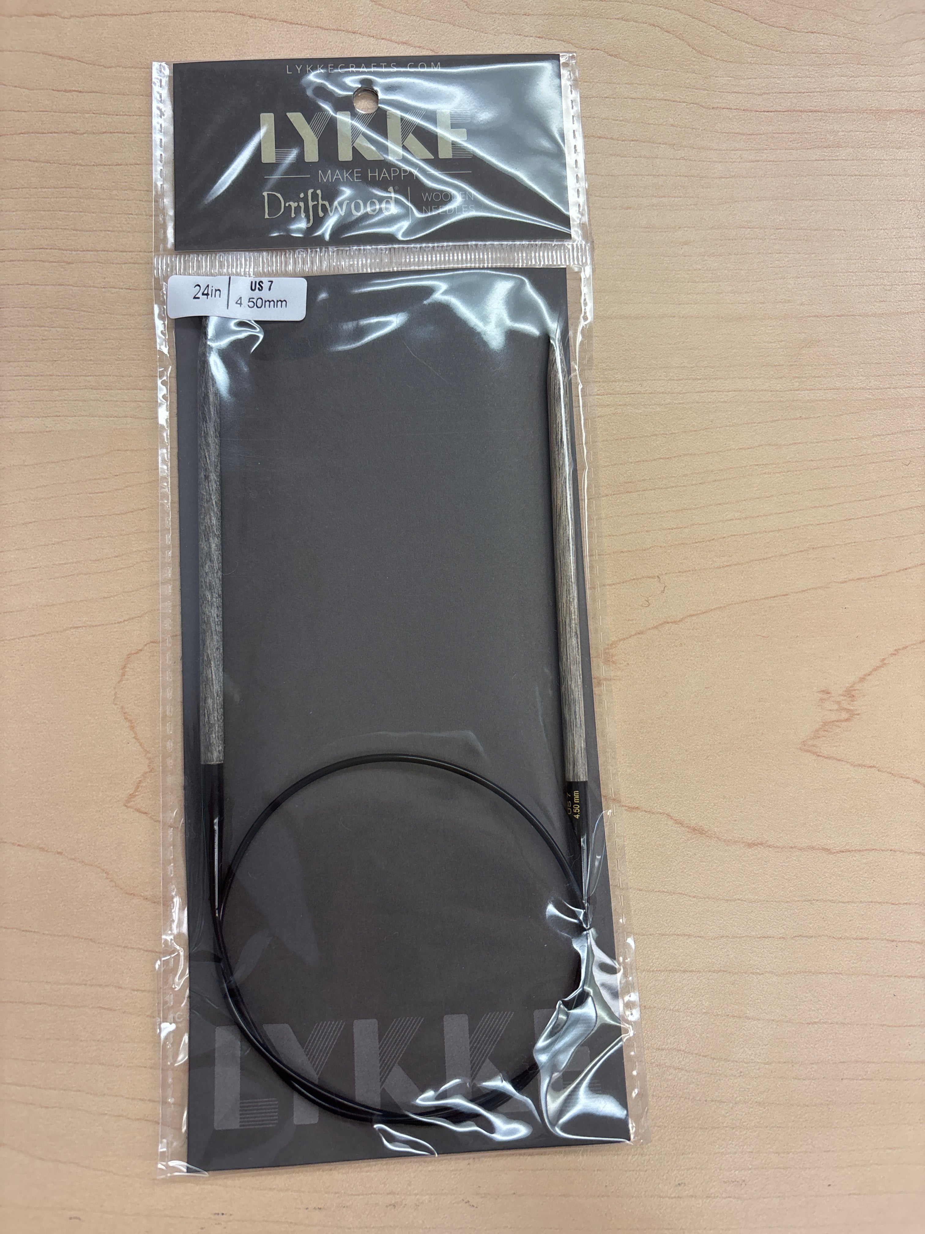 Lykke Driftwood 24” circular knitting needles