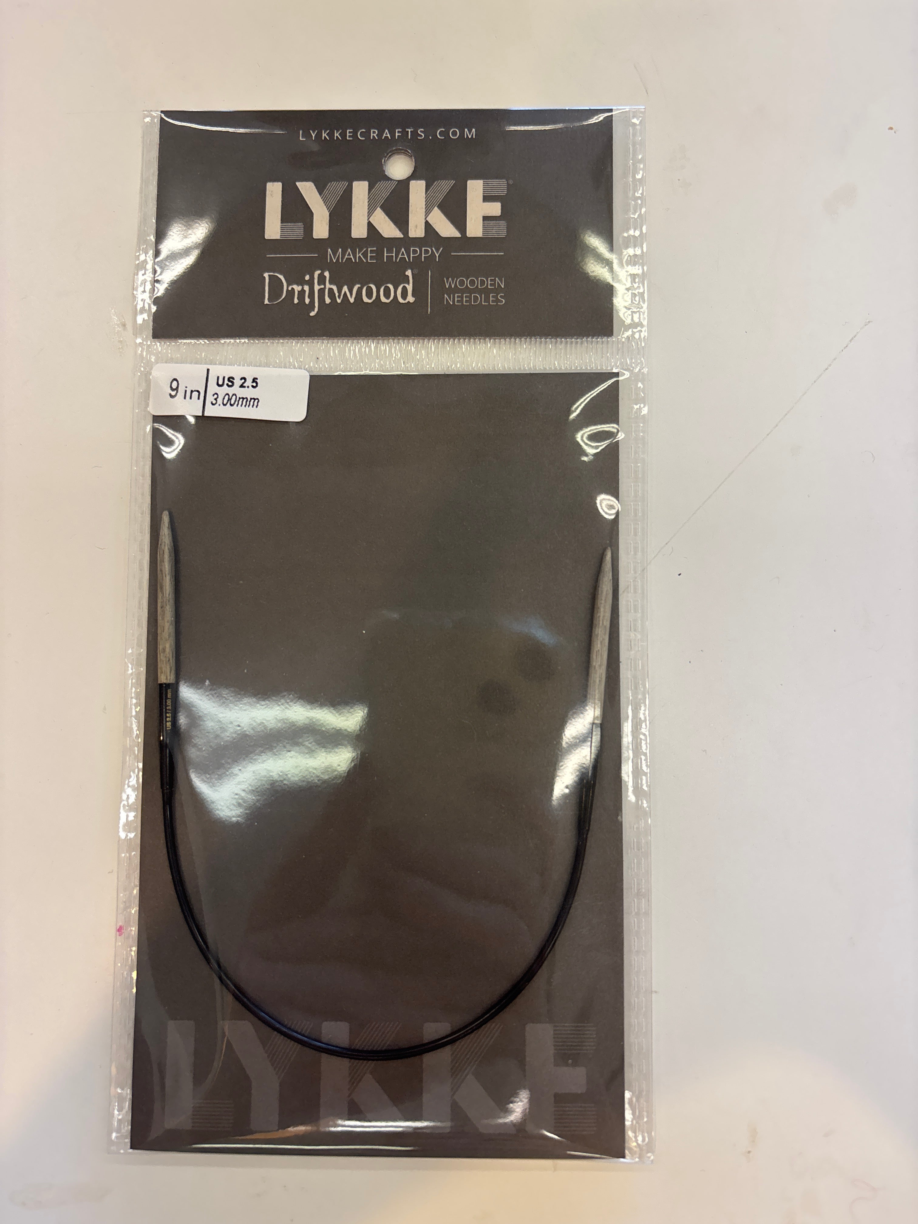 Lykke Driftwood 9” circular needles