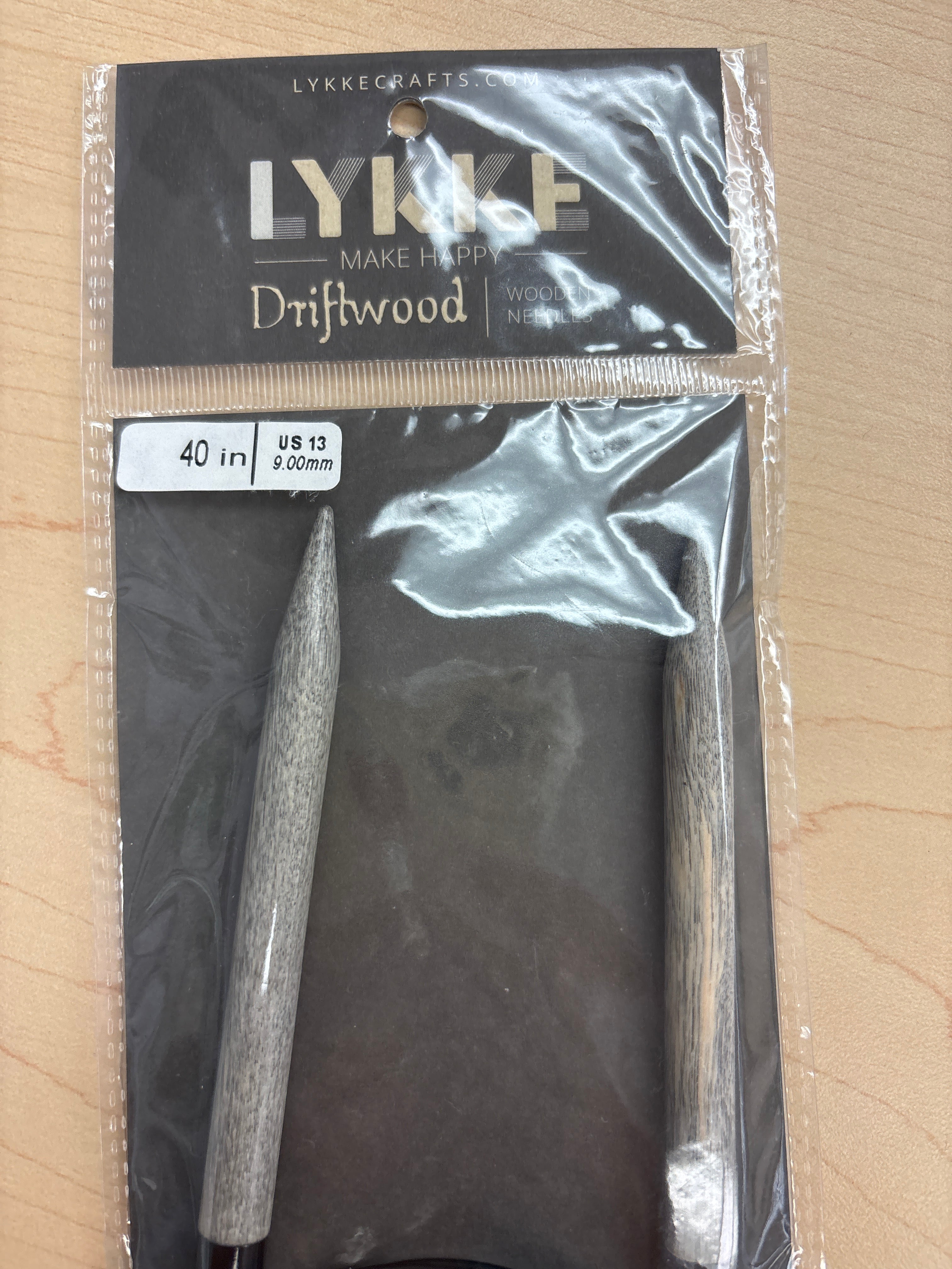 Lykke Driftwood 40” circular knitting needles