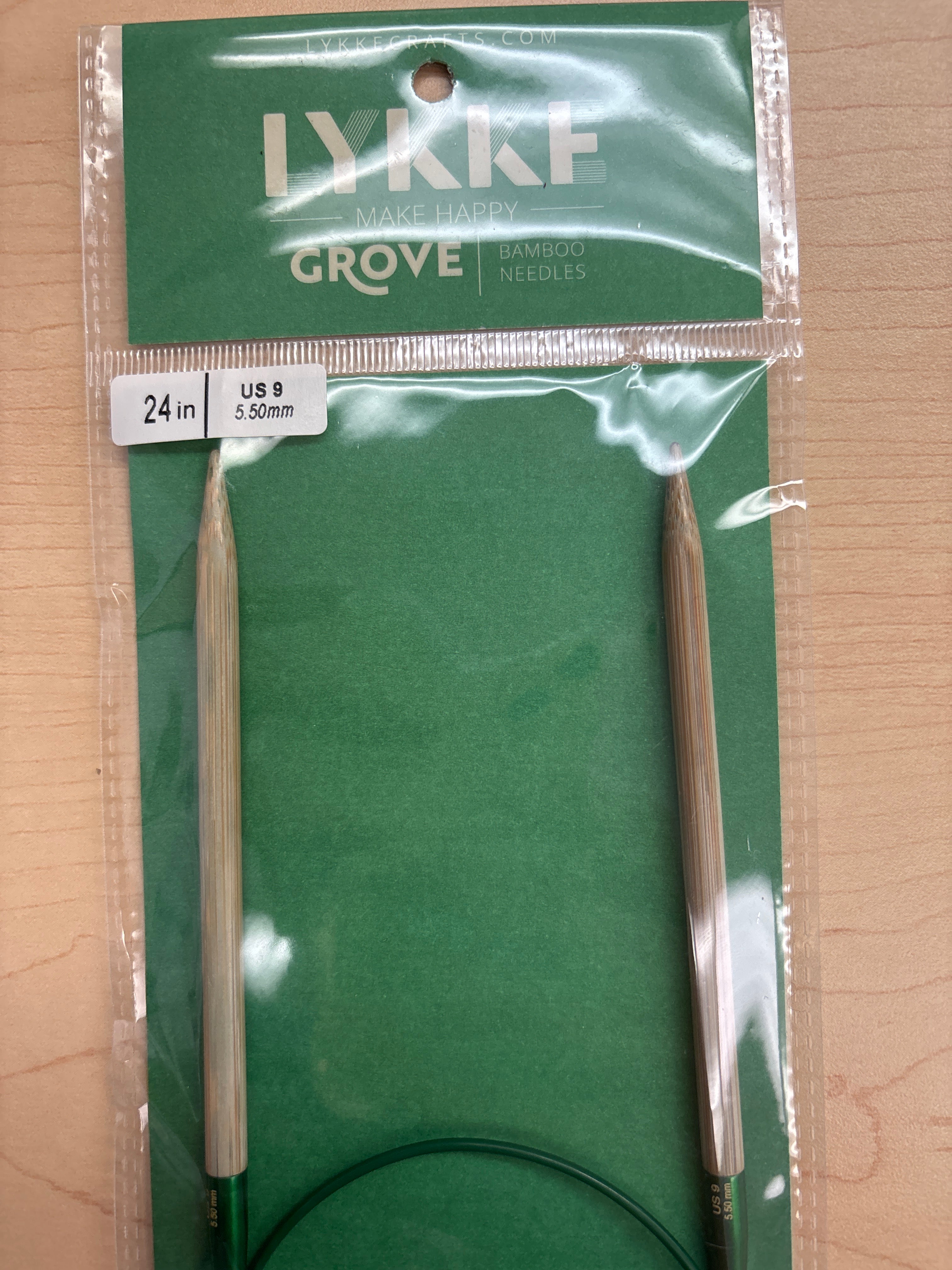Lykke Grove Bamboo 24” Circular Knitting needles