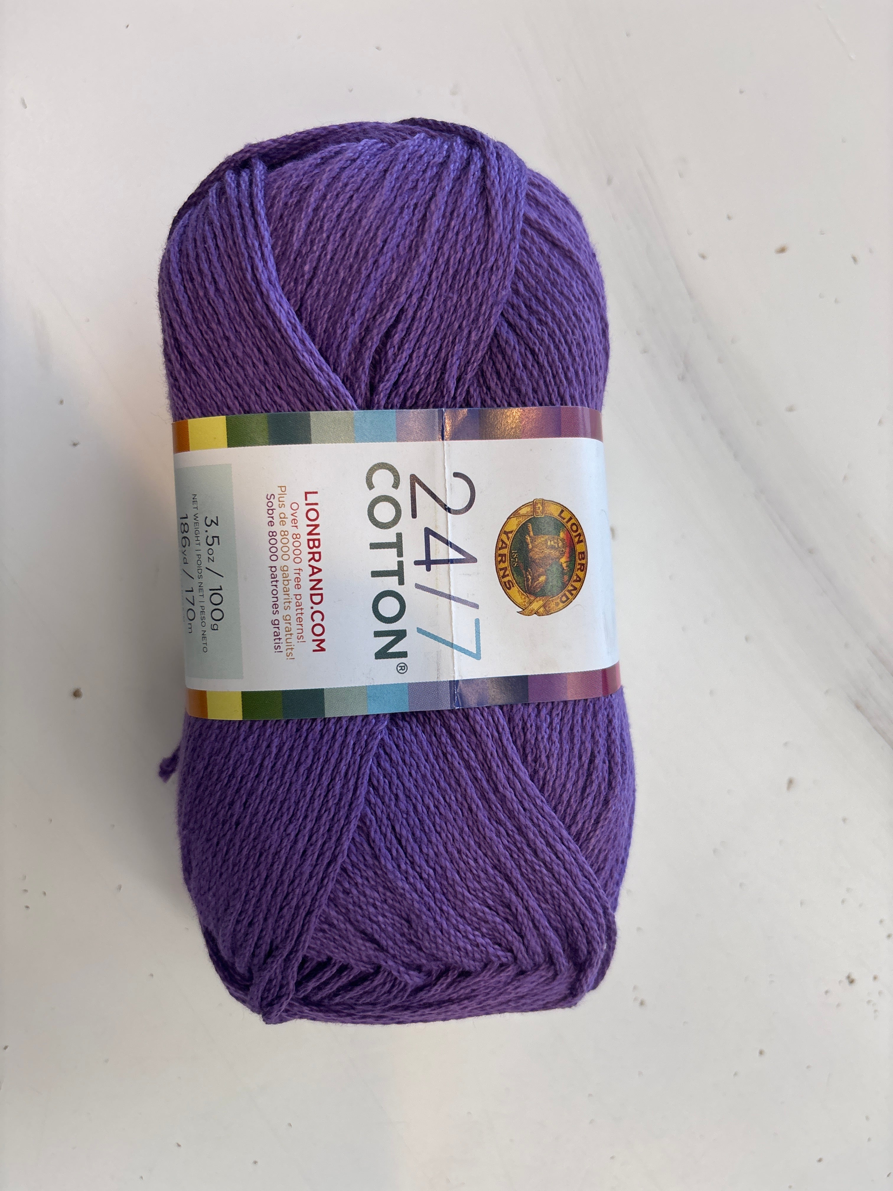 24/7 cotton by Lion Brand