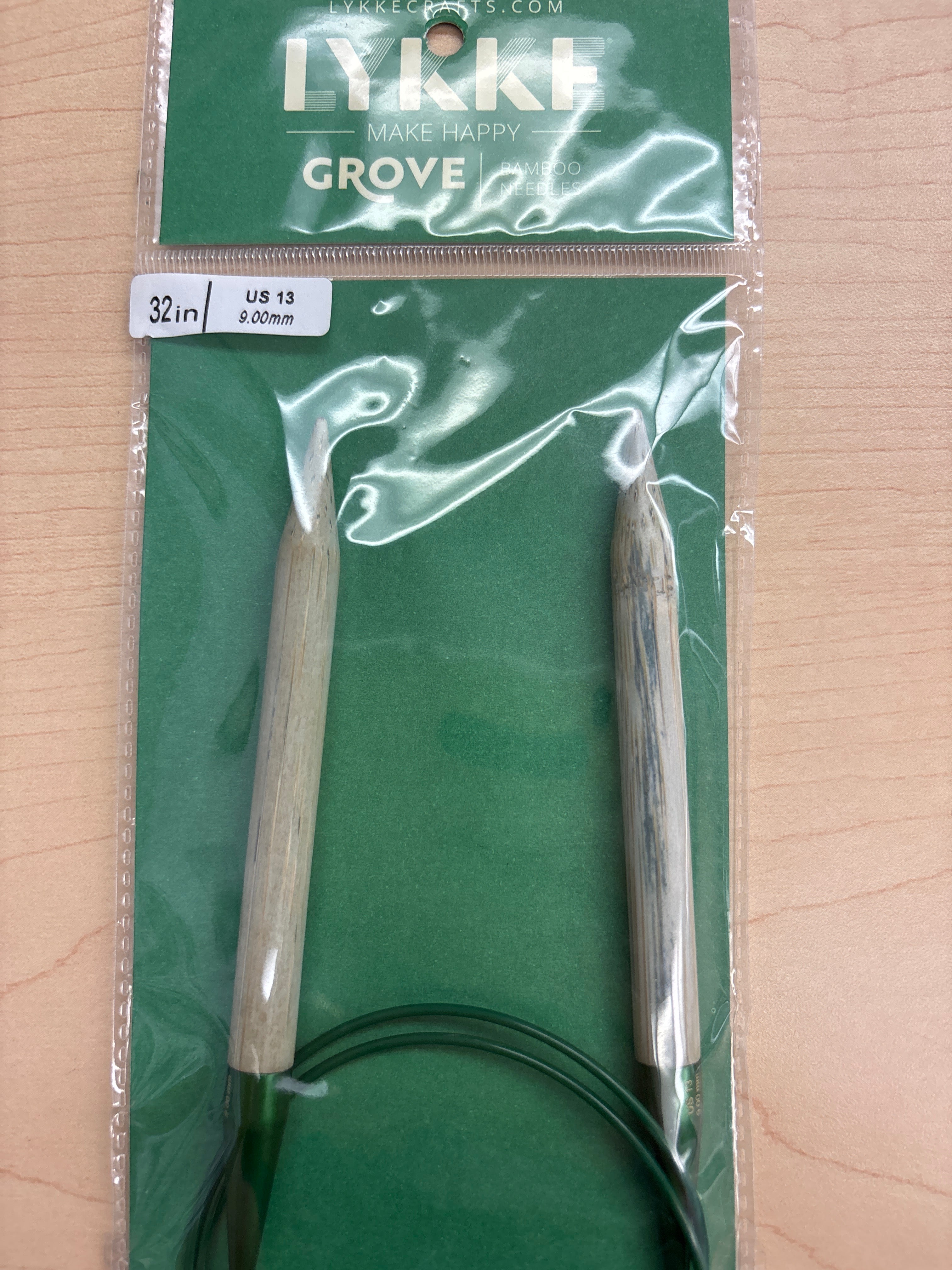 Lykke Grove 32” bamboo circular knitting needles