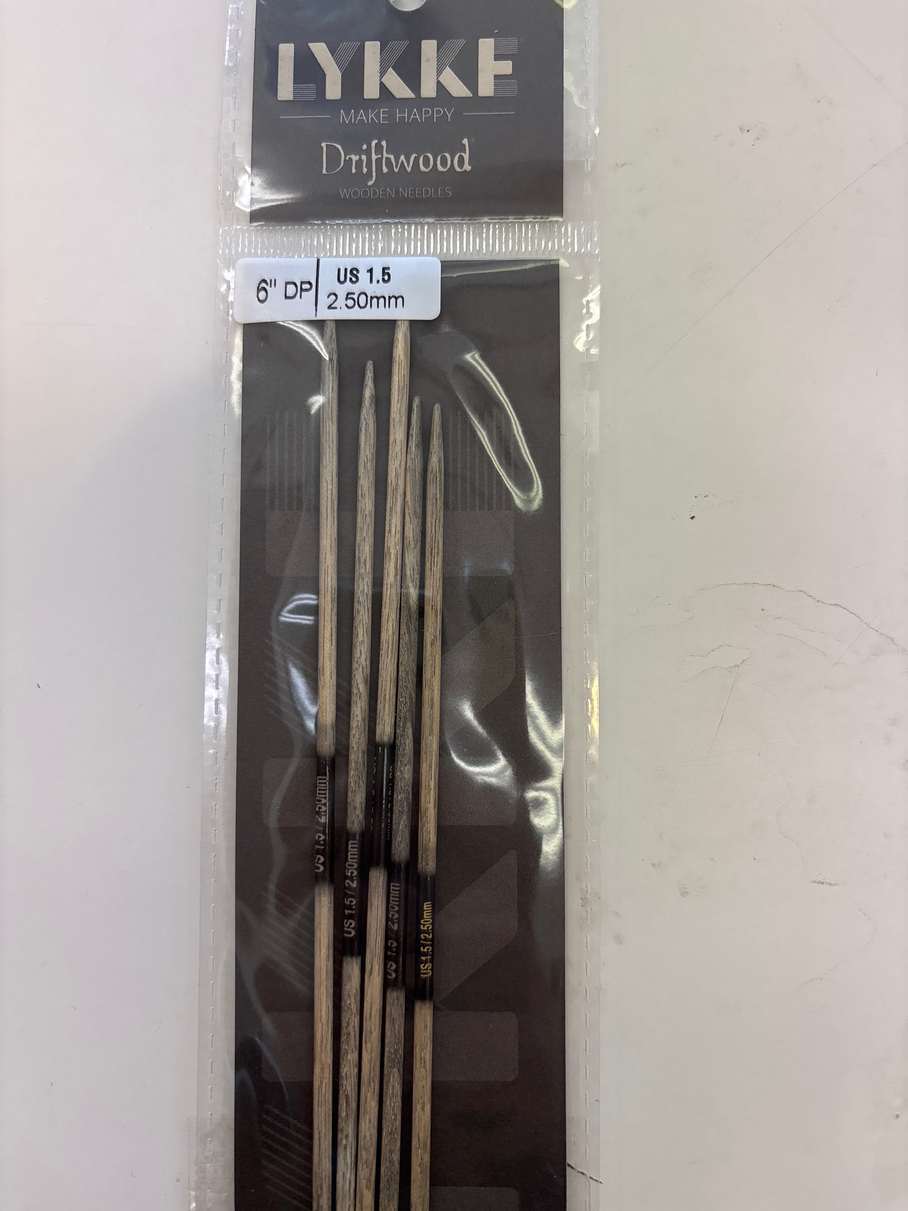 Lykke 6" Double Point needles