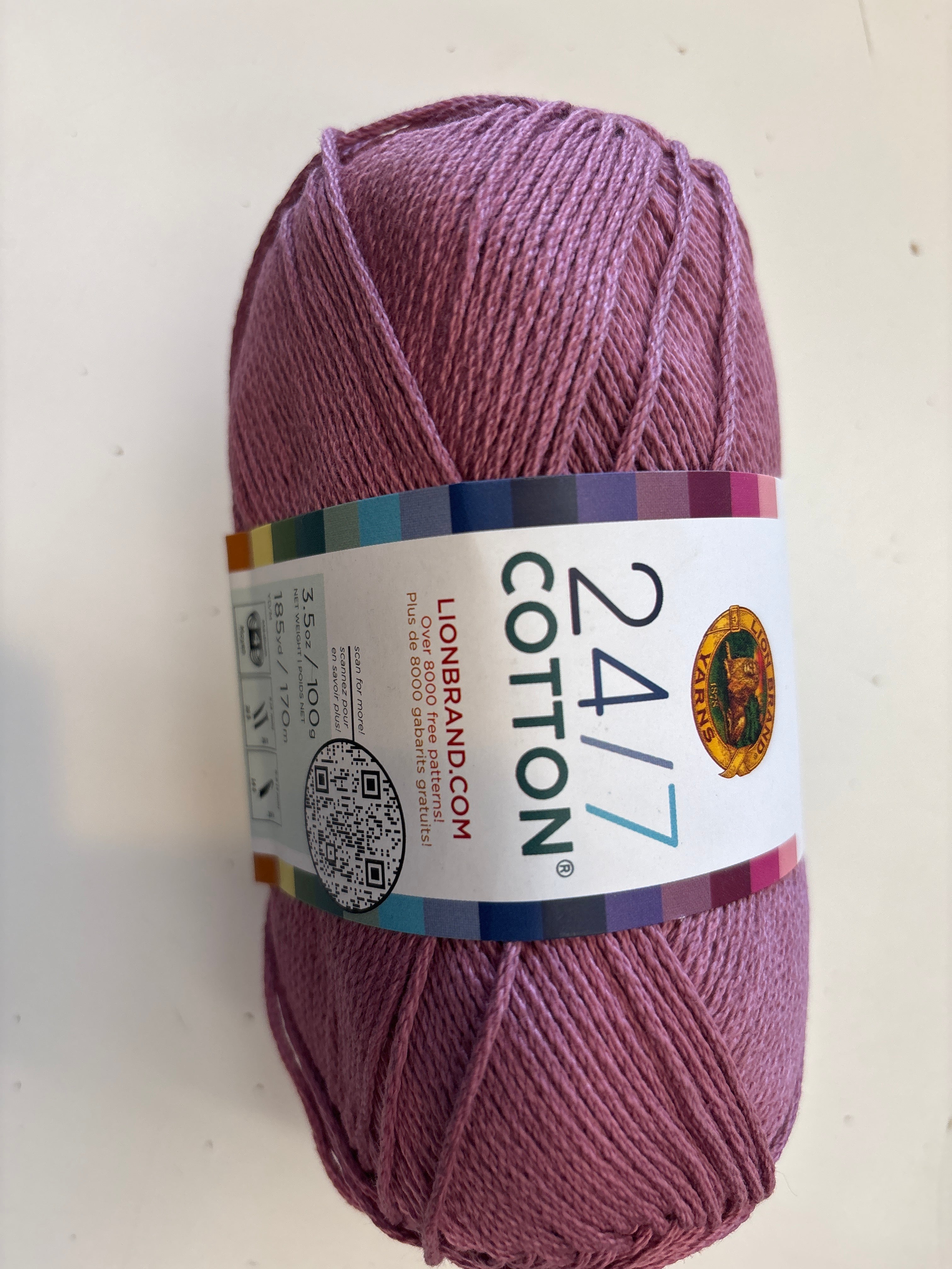 24/7 cotton by Lion Brand