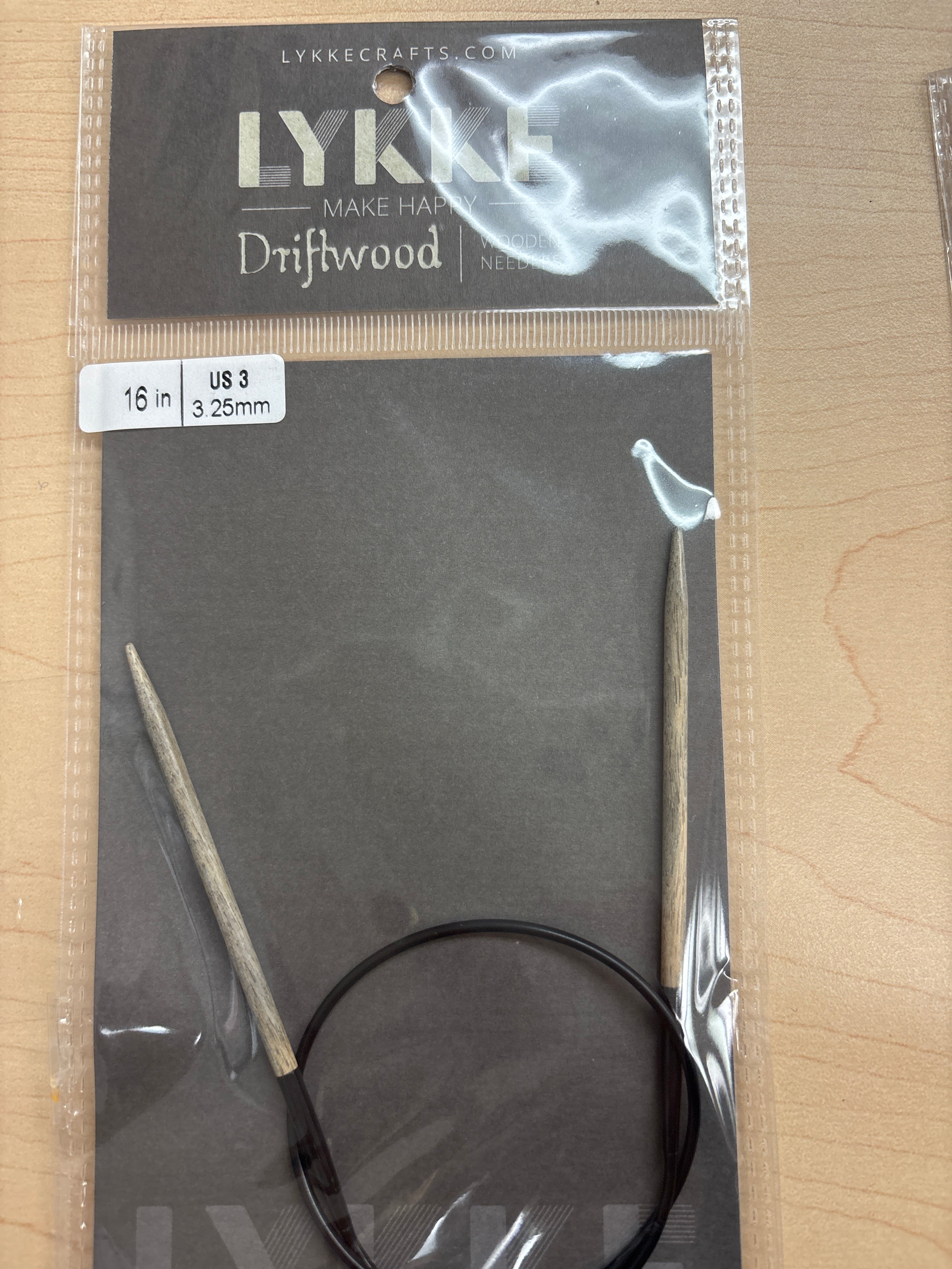 Lykke Driftwood 16” circular needles