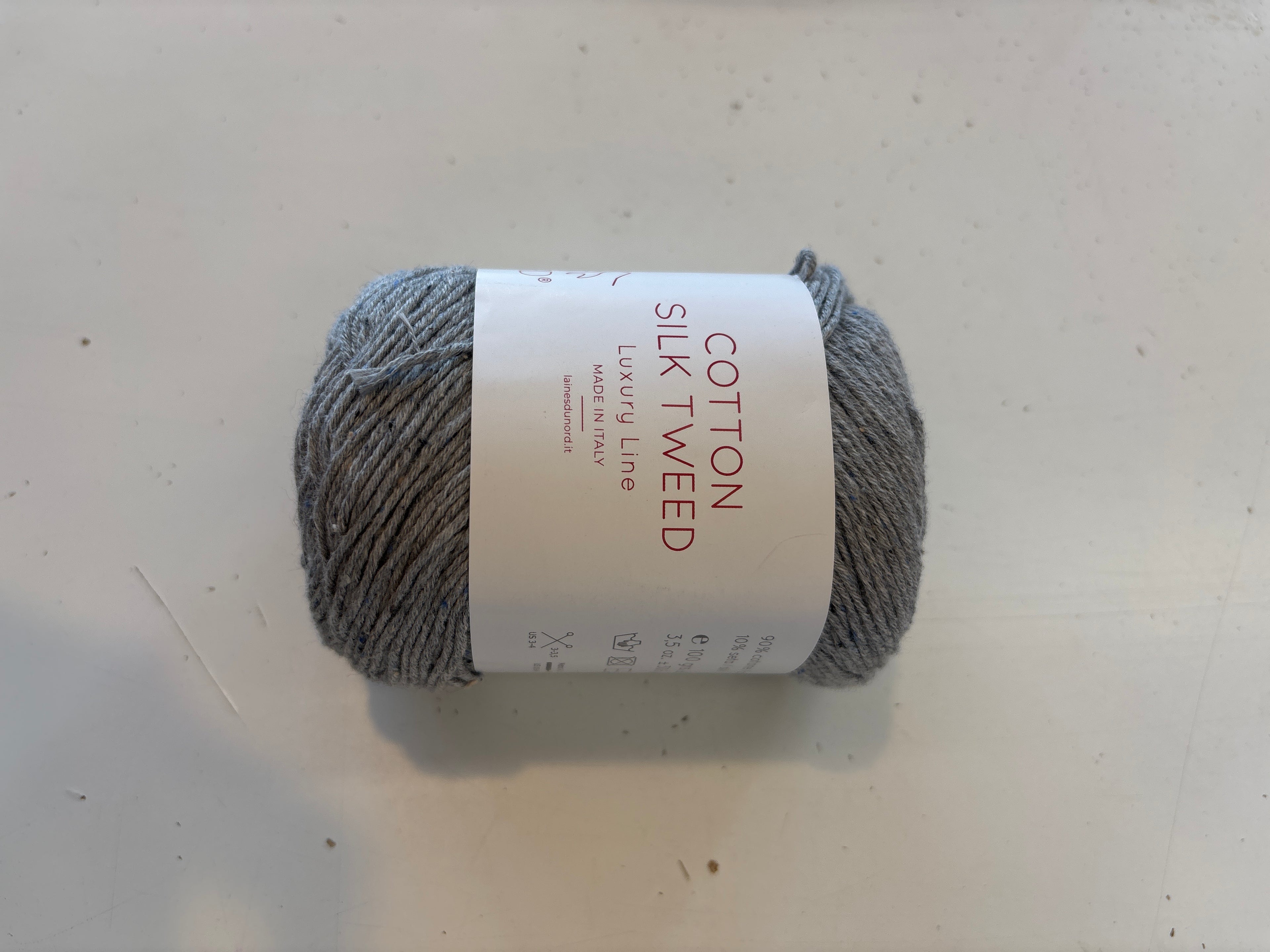 Cotton Silk Tweed by Laines du Nord