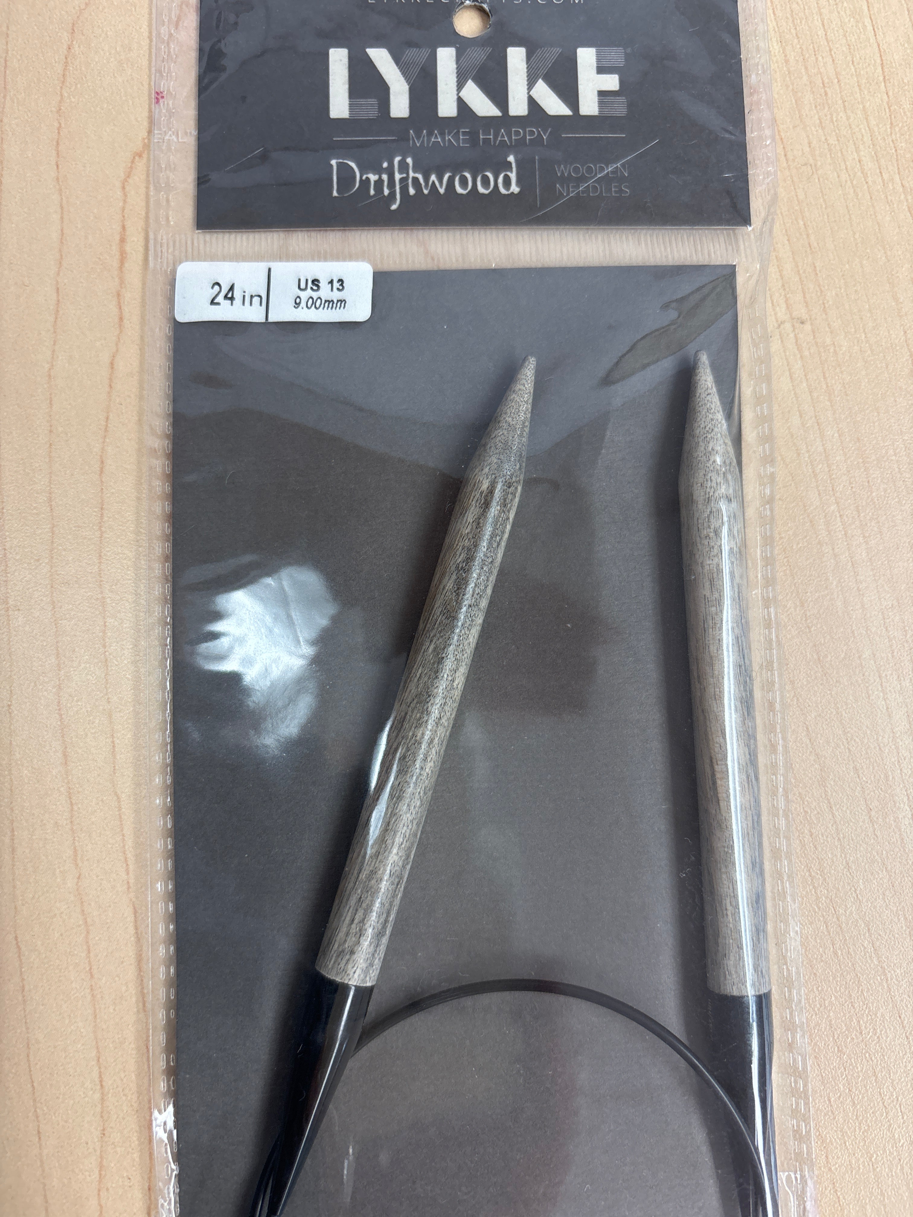 Lykke Driftwood 24” circular knitting needles