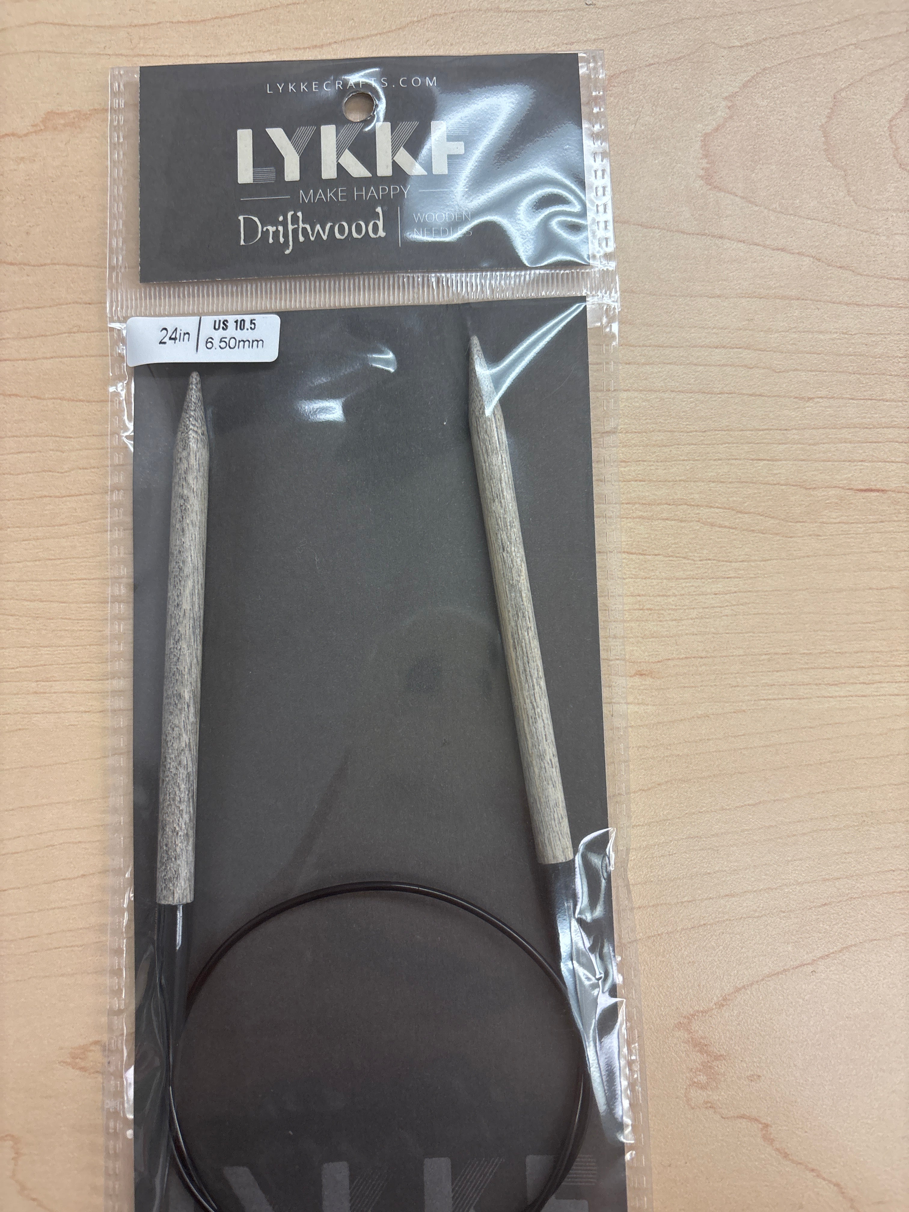 Lykke Driftwood 24” circular knitting needles