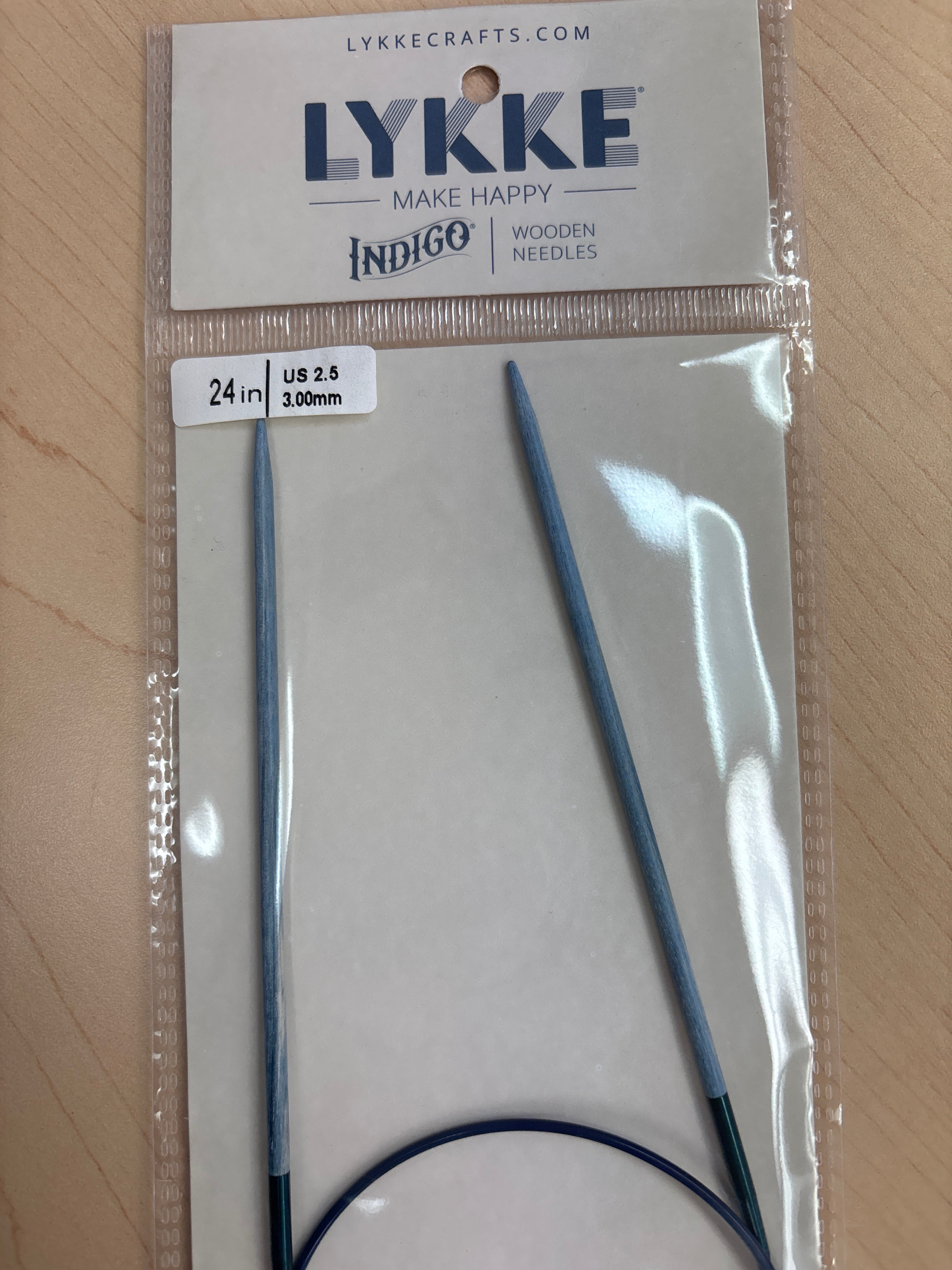 Lykke Indigo 24” circular knitting needles